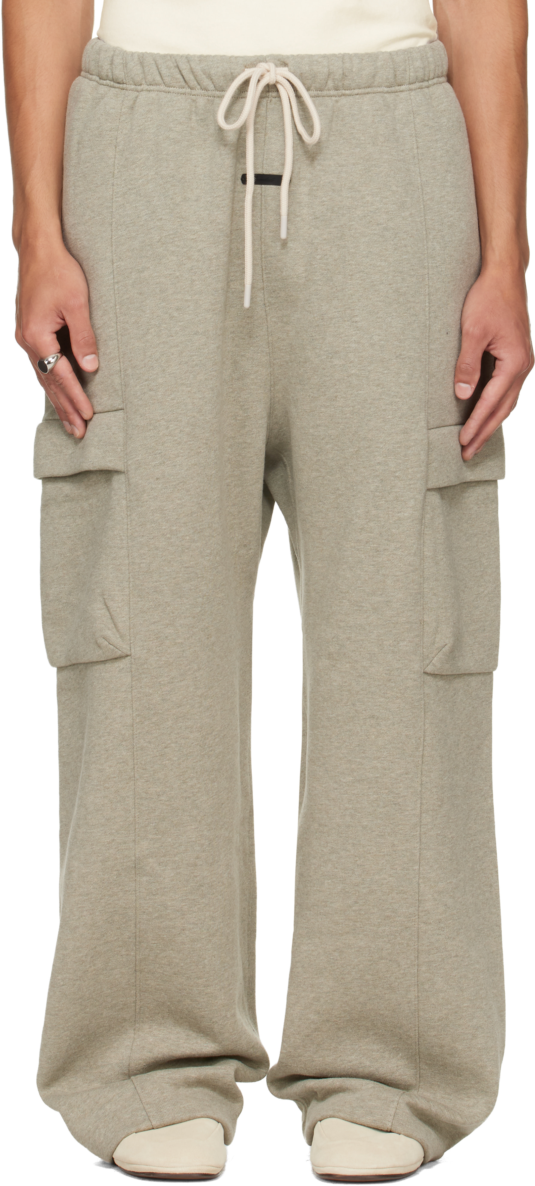 Fear of God ESSENTIALS - Gray Cargo Field Sweatpants
