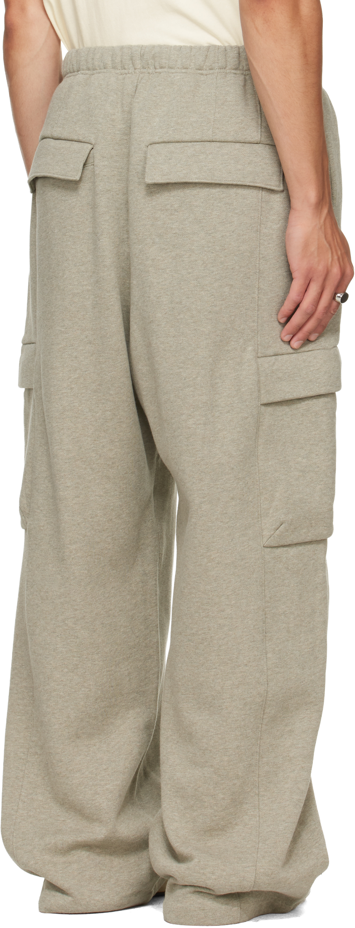 Fear of God ESSENTIALS - Gray Cargo Field Sweatpants