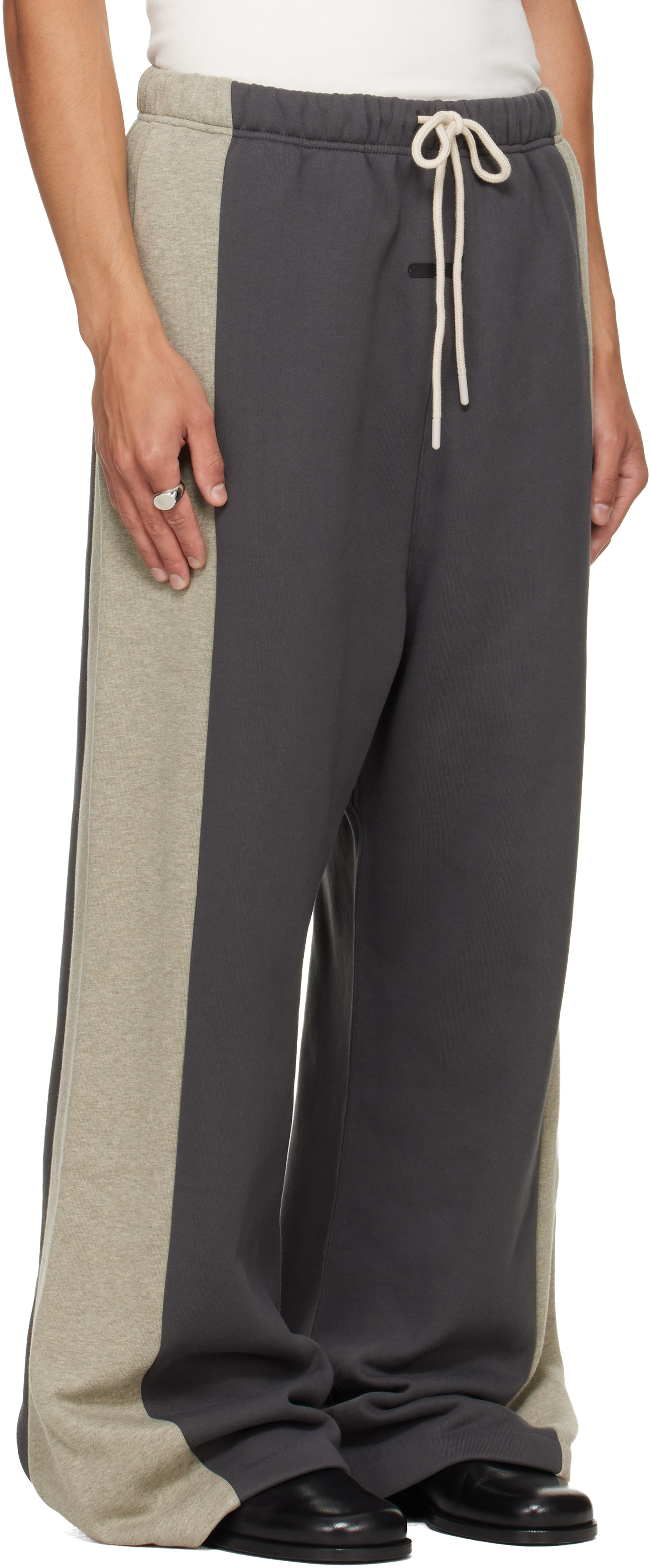Fear of God ESSENTIALS - Gray Paneled Lounge Sweatpants