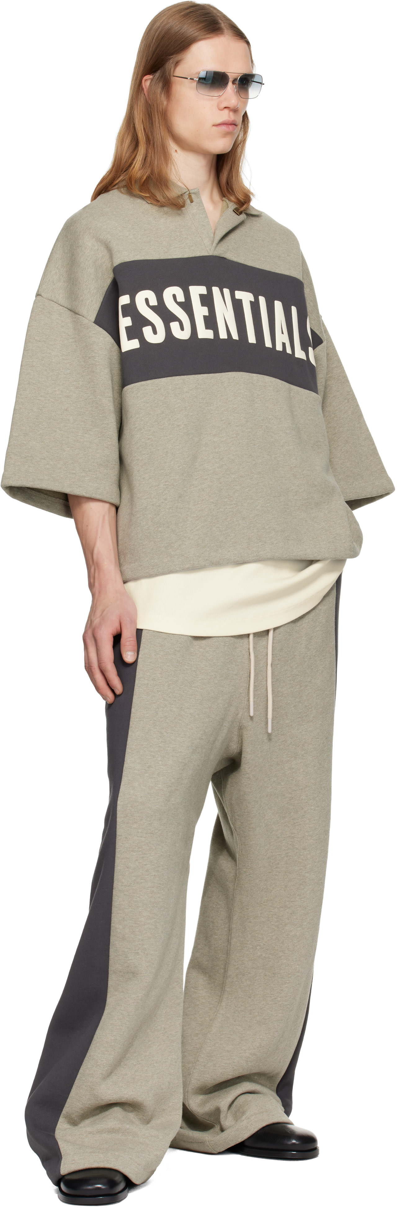 Fear of God ESSENTIALS - Gray Panelled Sweatpants