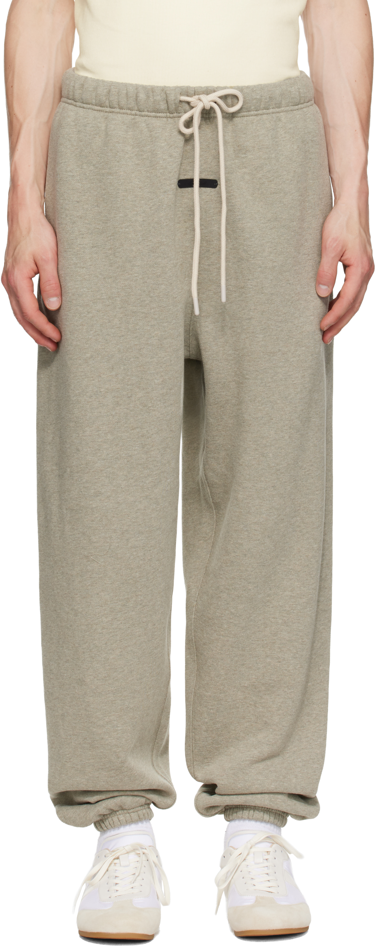 Fear of God ESSENTIALS - Pantalon de survêtement gris en molleton