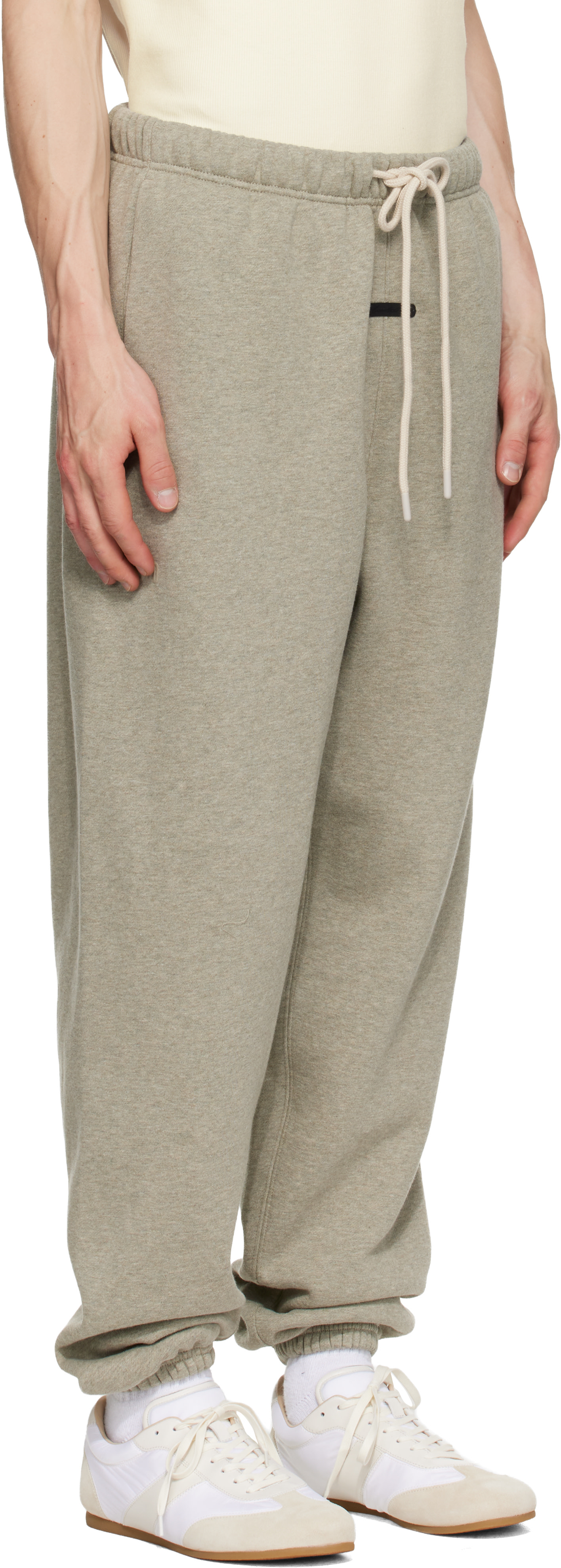 Fear of God ESSENTIALS - Pantalon de survêtement gris en molleton