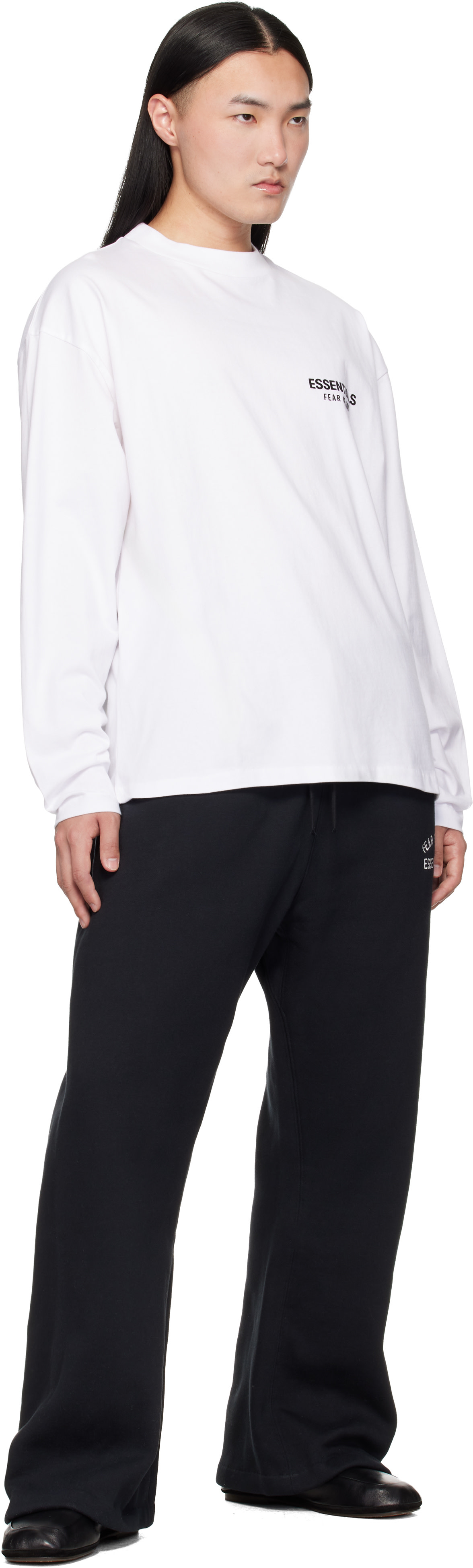 Fear of God ESSENTIALS - Black Varsity Flare Sweatpants