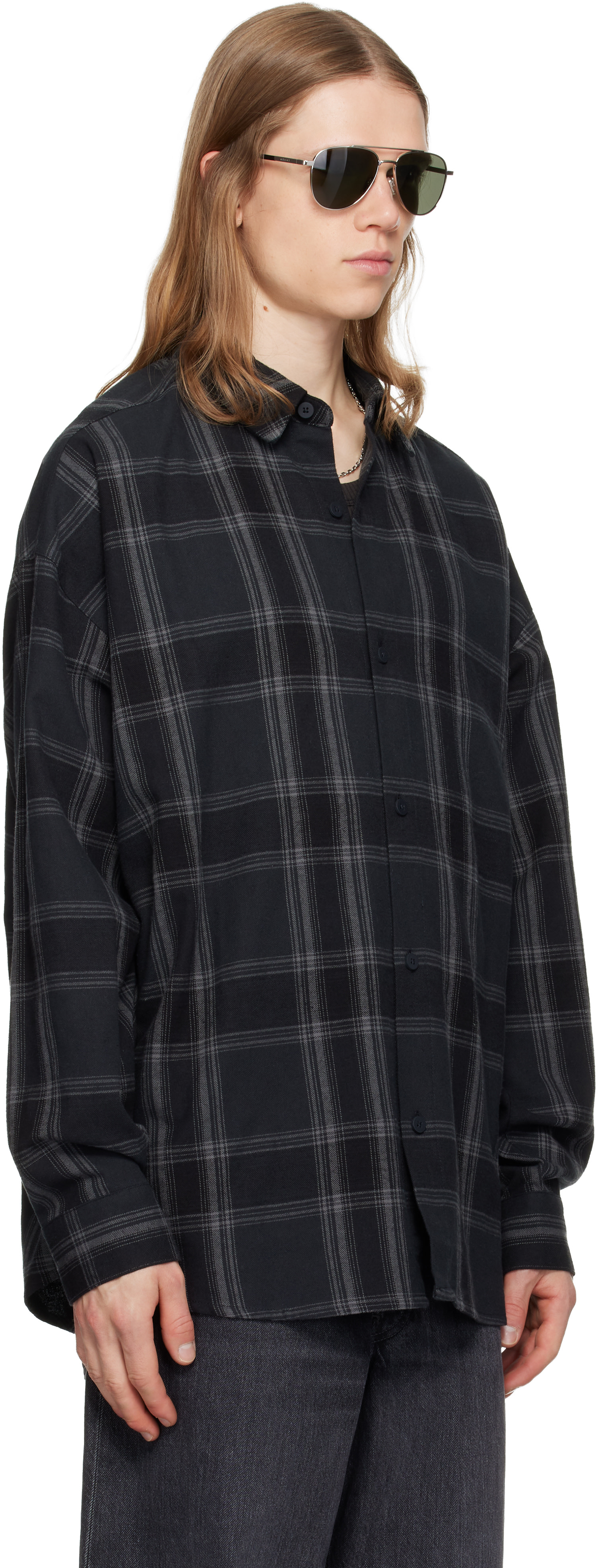 Fear of God ESSENTIALS - Black Button Up Shirt