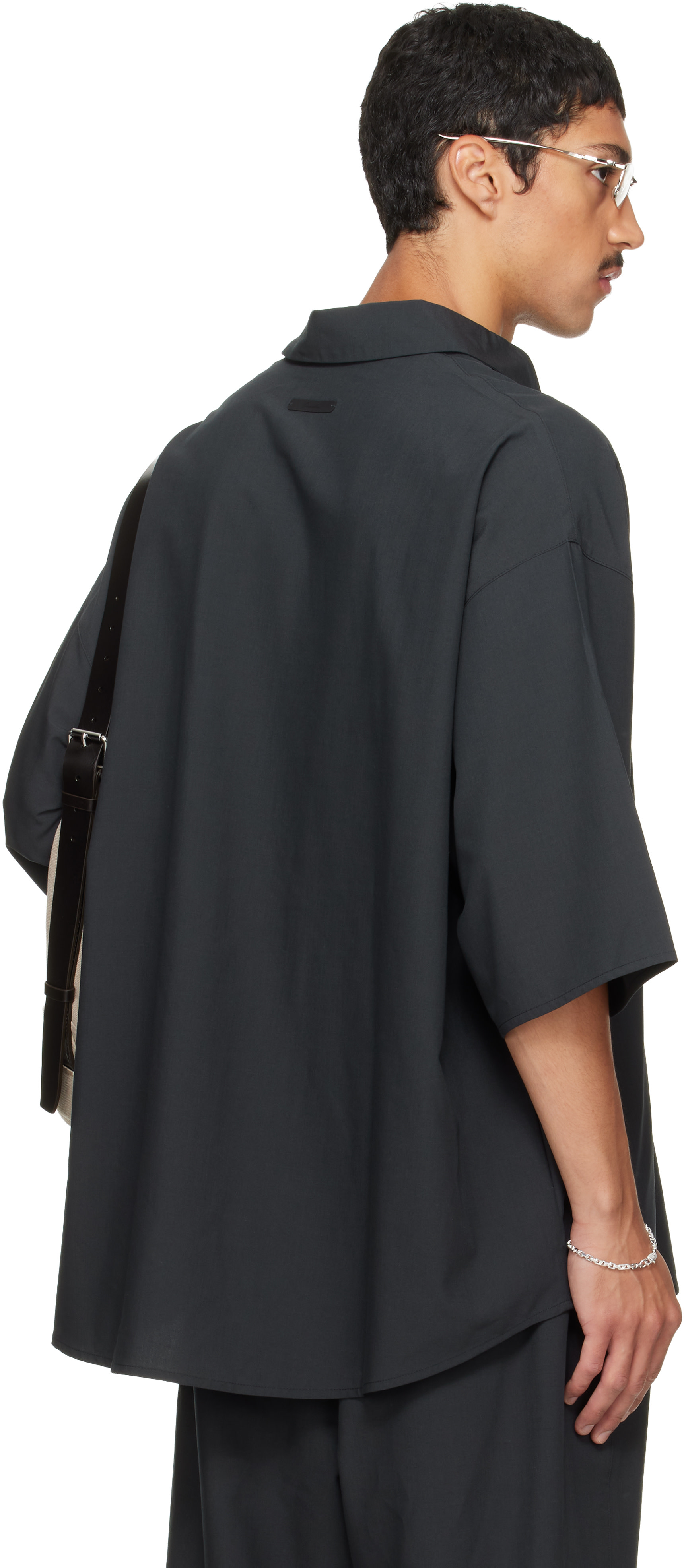 Fear of God ESSENTIALS - Chemise noire à boutons