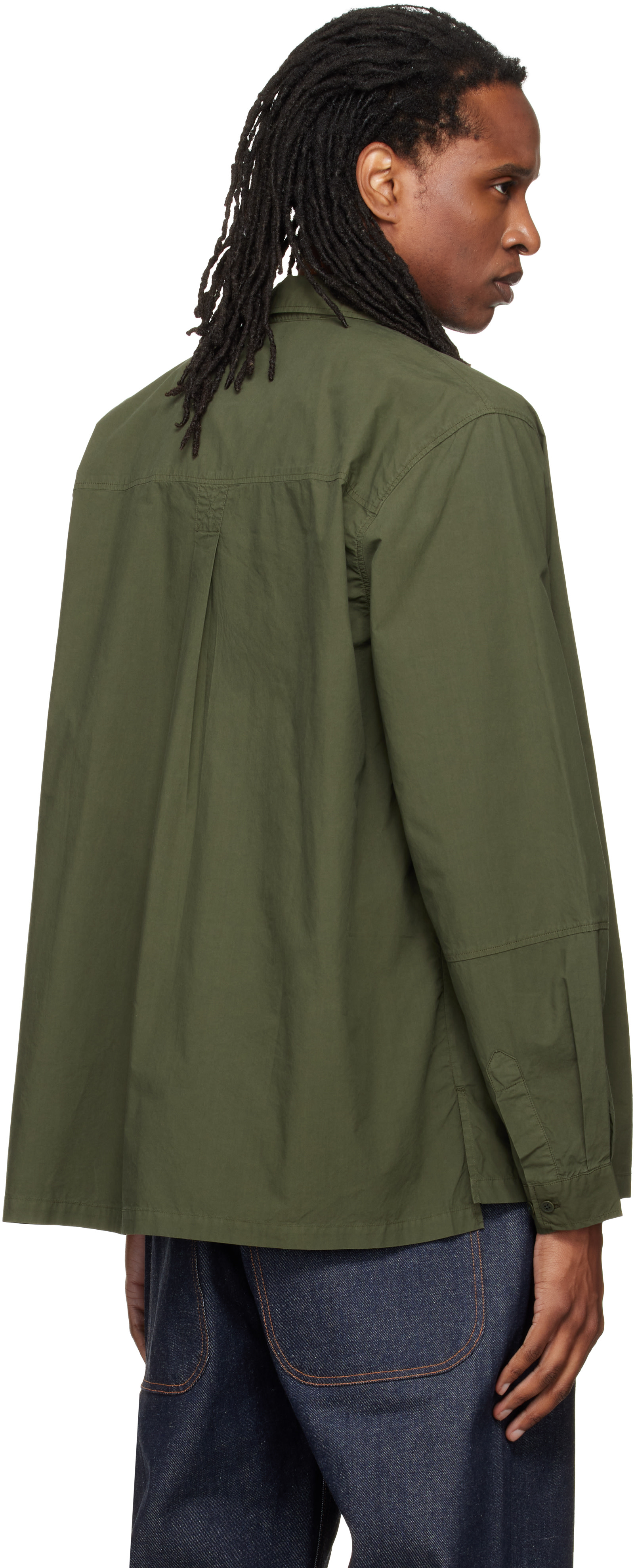 YMC - Surchemise Blackout verte