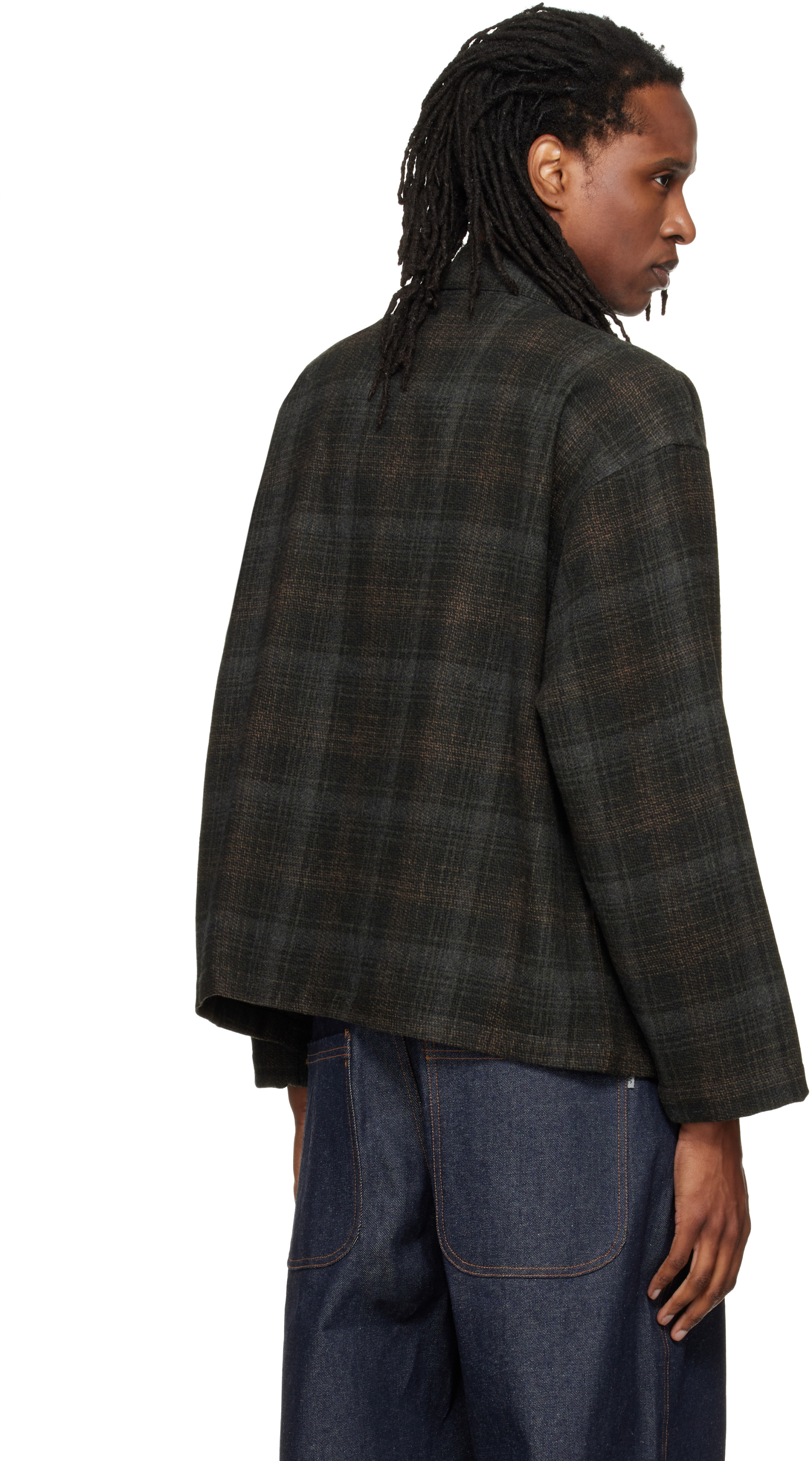 YMC - Gray & Brown PJ Overshirt