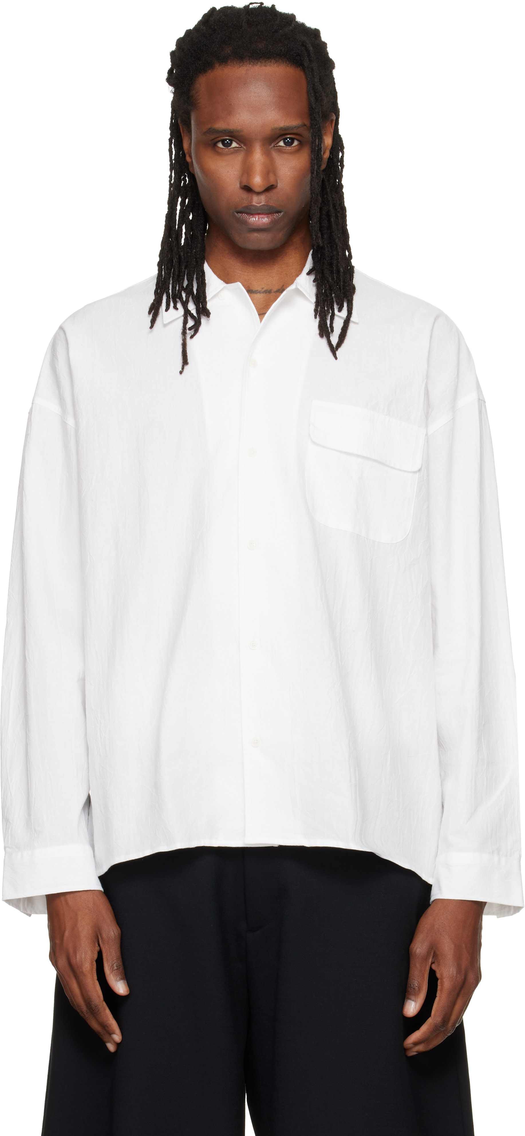 YMC - White Wray Shirt