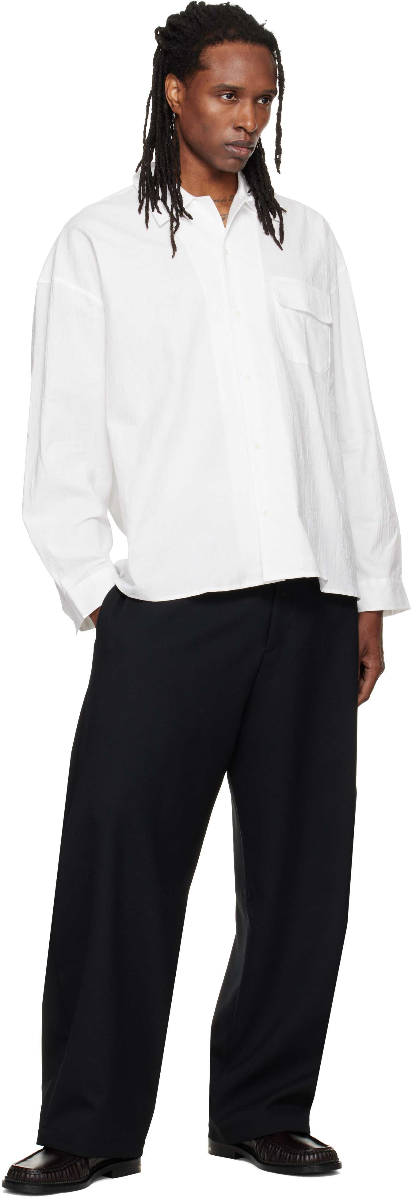YMC - White Wray Shirt
