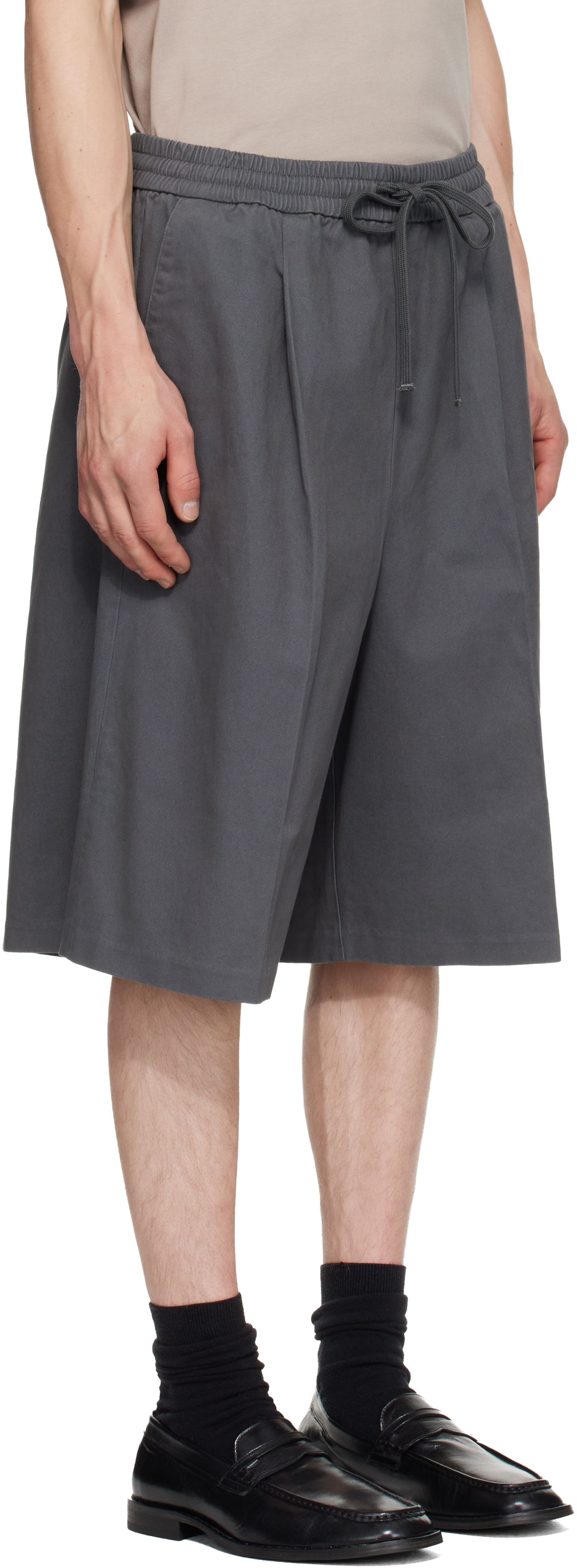 Fear of God ESSENTIALS - Gray Relaxed Drawstring Shorts