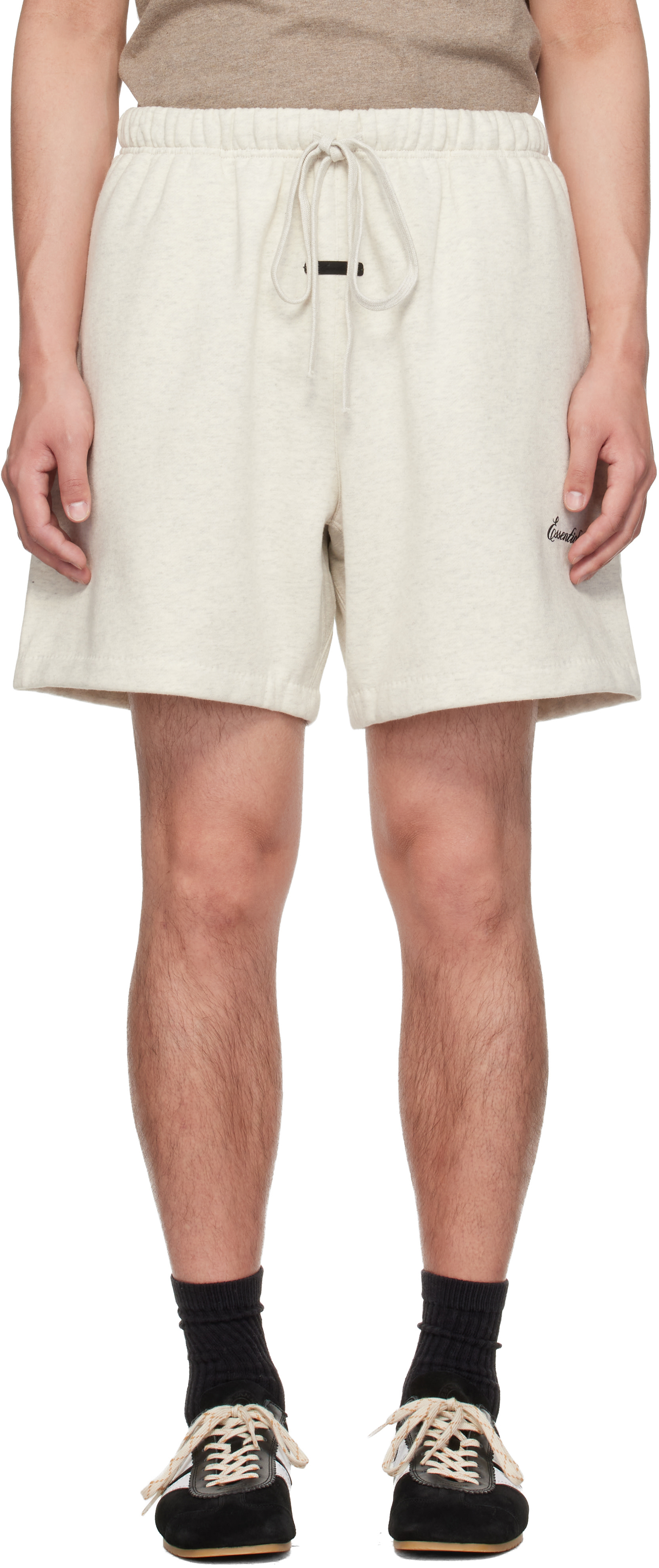 Fear of God ESSENTIALS - Short de survêtement blanc cassé
