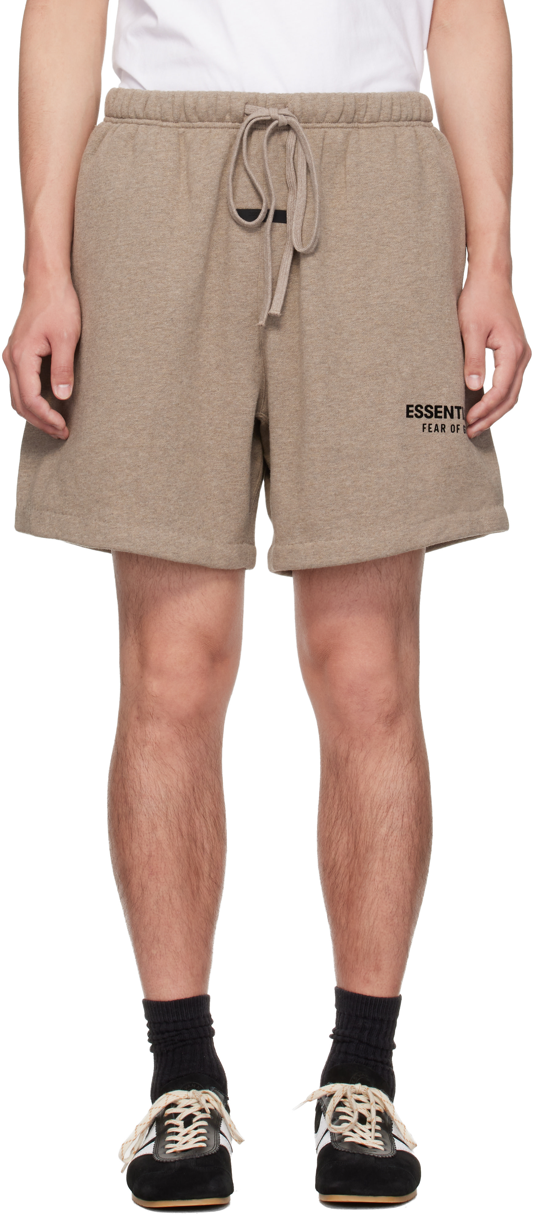 Fear of God ESSENTIALS - Beige Classic Sweat Shorts