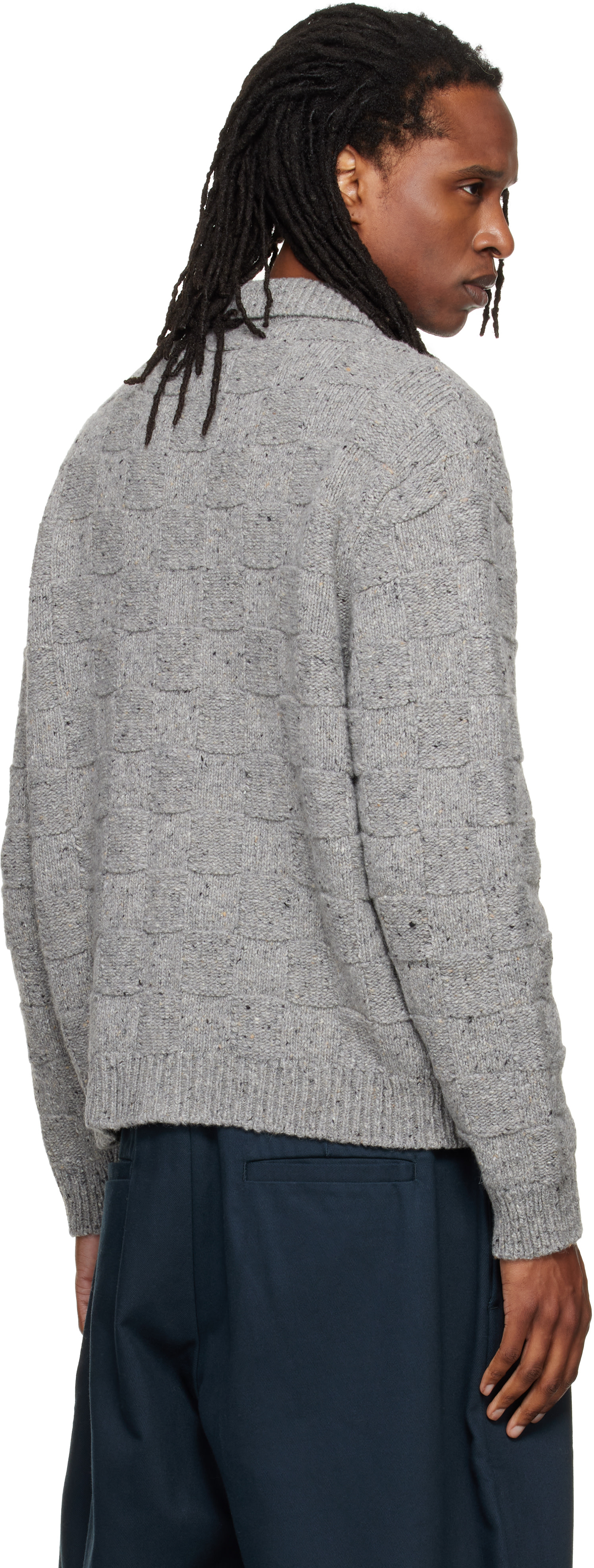YMC - Gray Rat Pack Cardigan