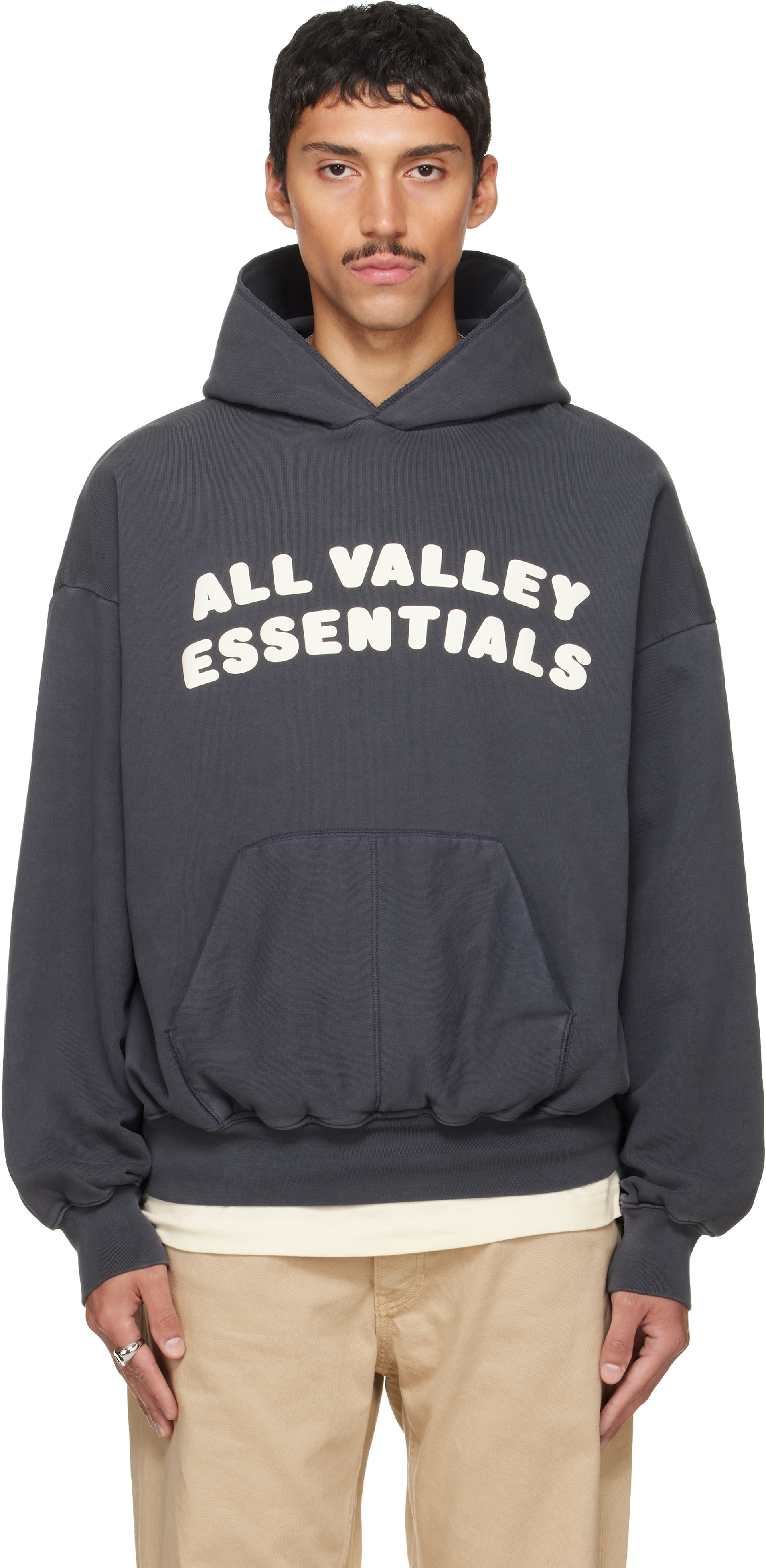 Fear of God ESSENTIALS - Pull à capuche 90s gris