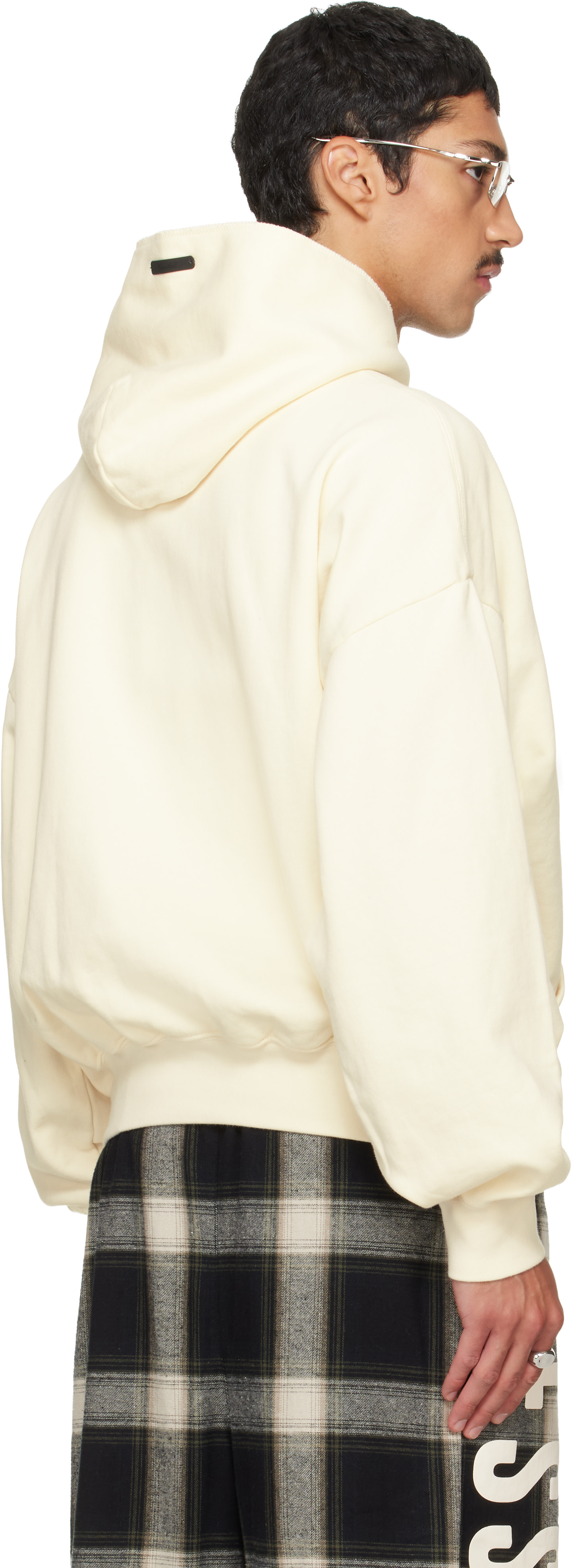 Fear of God ESSENTIALS - Pull à capuche 90s blanc cassé