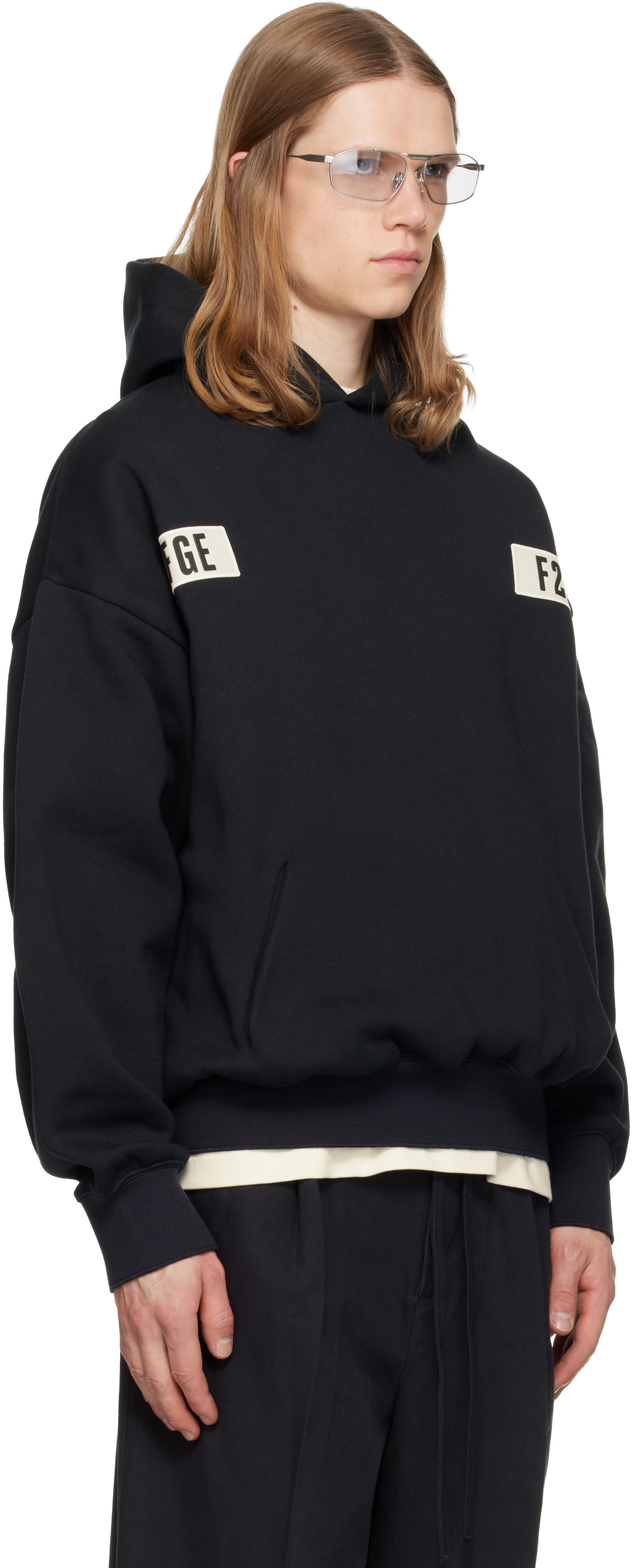 Fear of God ESSENTIALS - Black 90s Hoodie
