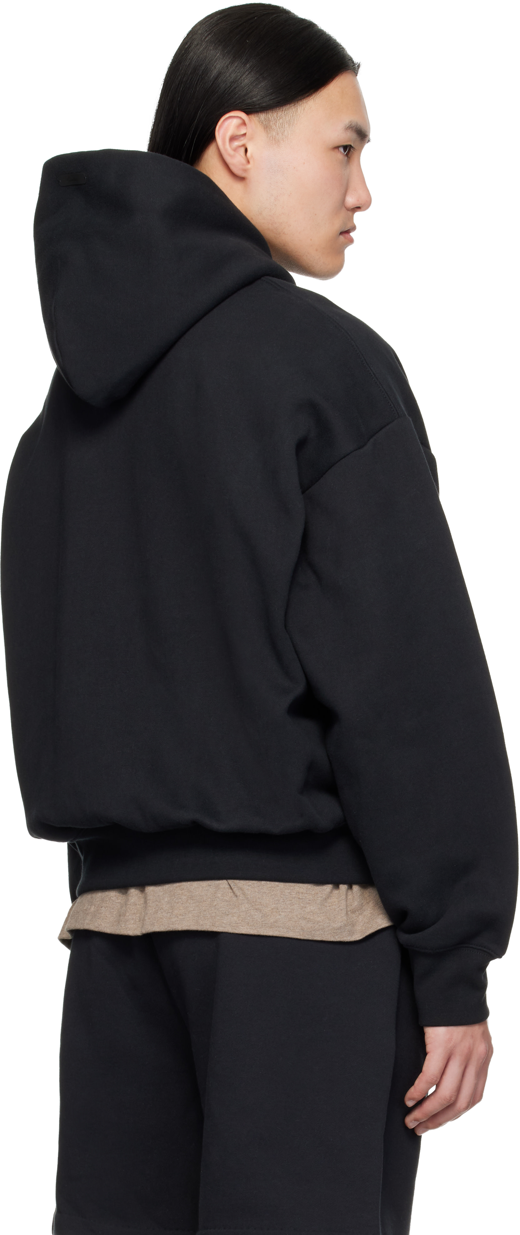 Fear of God ESSENTIALS - Pull à capuche noir