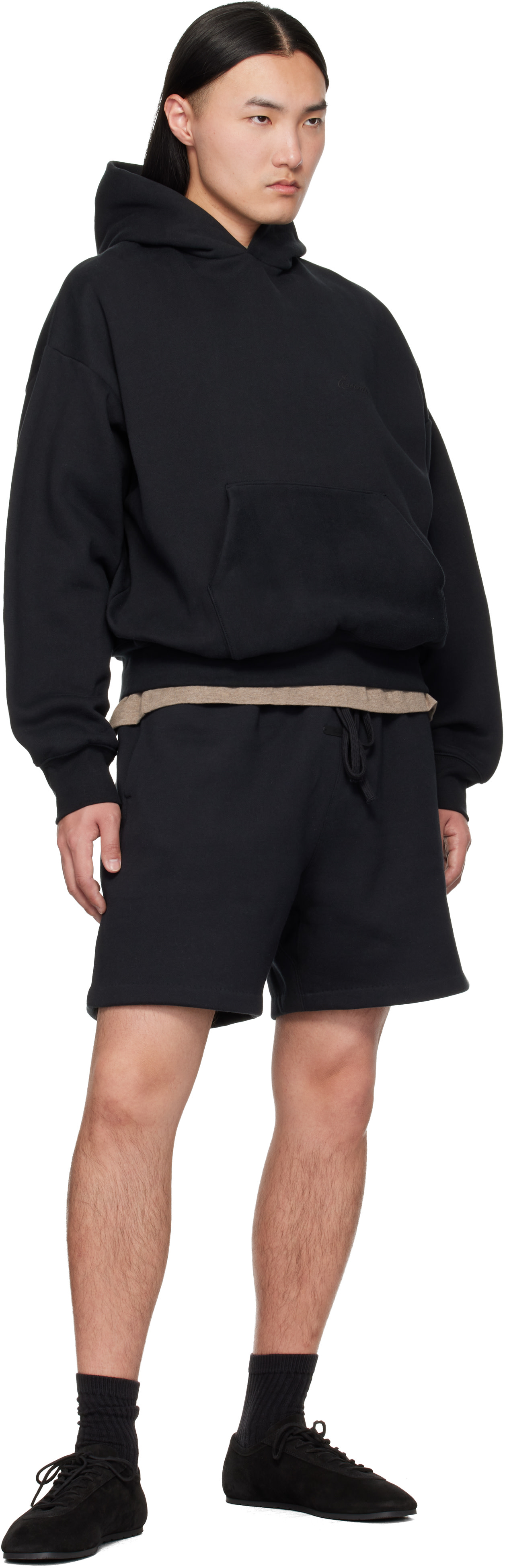 Fear of God ESSENTIALS - Pull à capuche noir