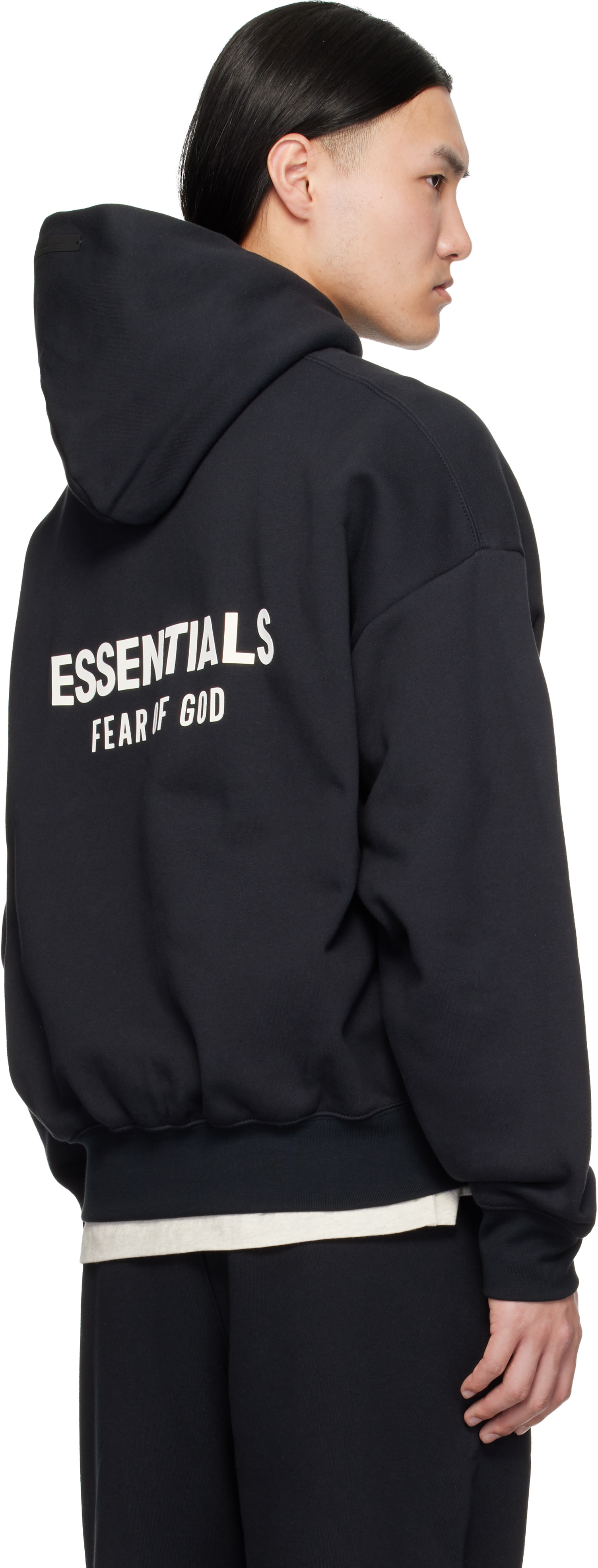 Fear of God ESSENTIALS - Pull à capuche noir
