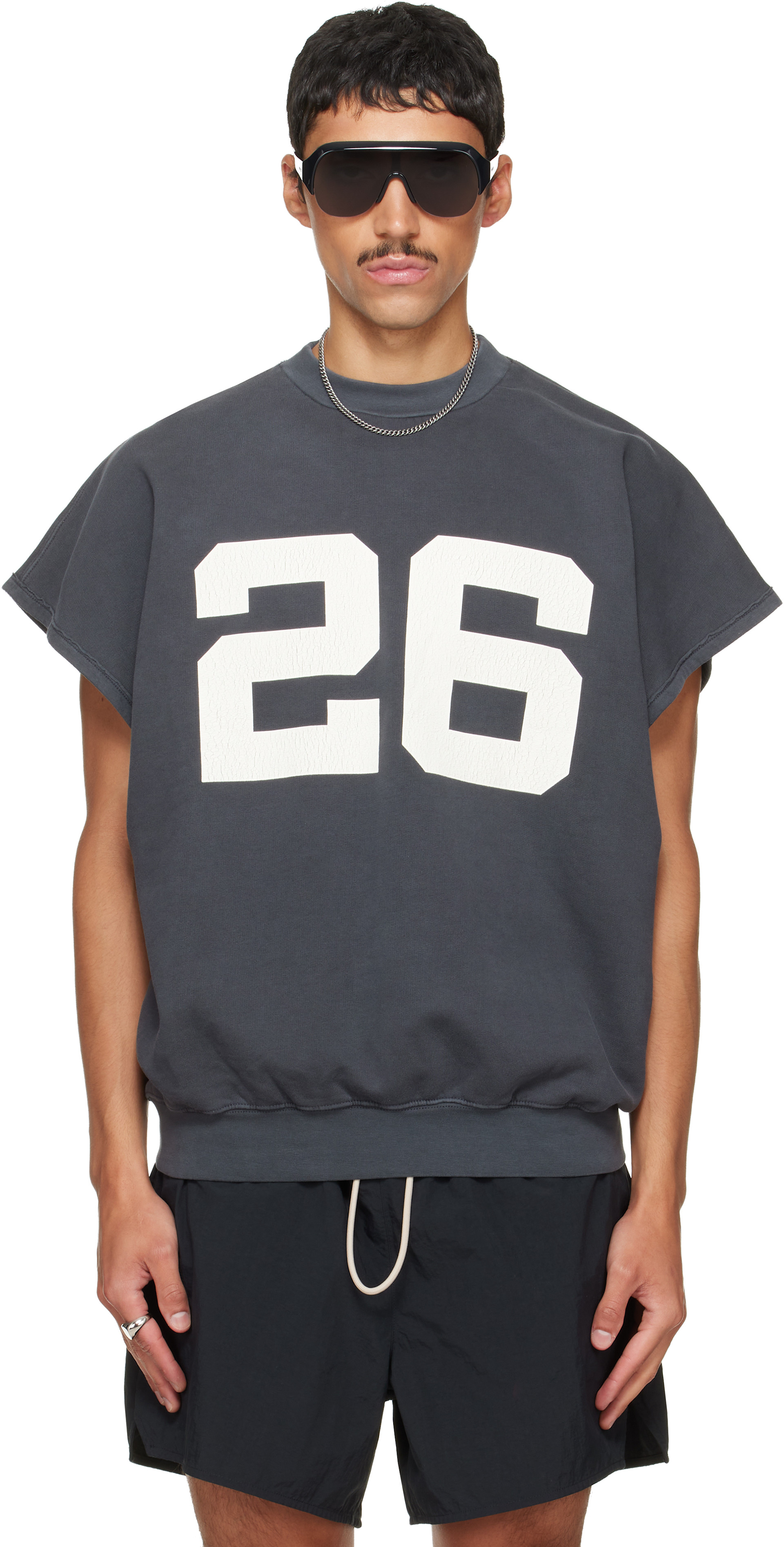 Fear of God ESSENTIALS - Pull molletonné décontracté gris à envers molletonné