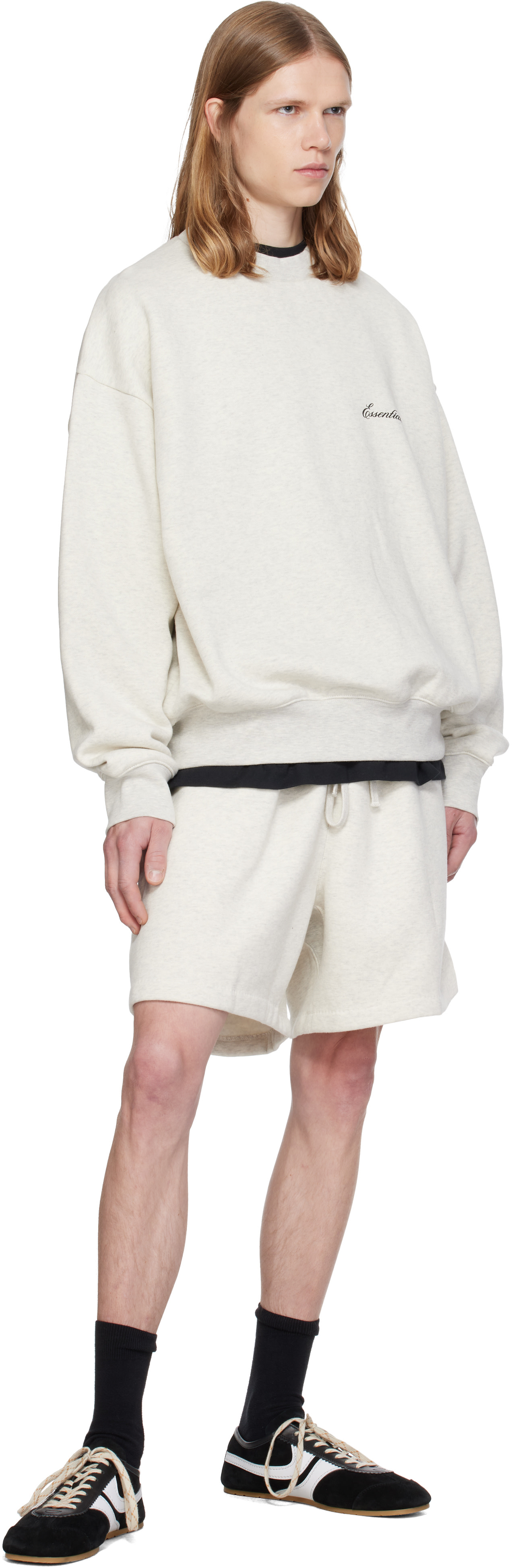 Fear of God ESSENTIALS - Gray Classic Crewneck Sweatshirt