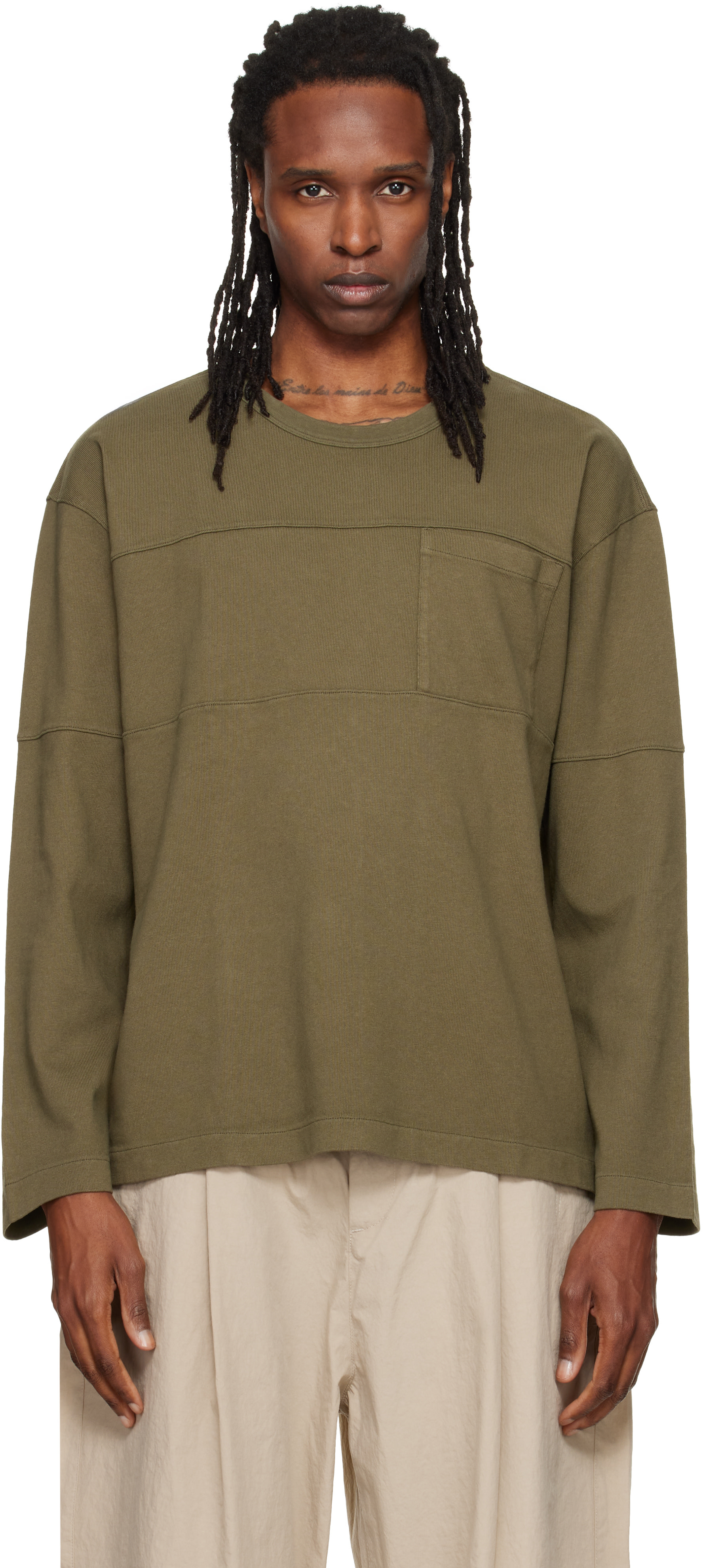 YMC - Khaki Archive Sweatshirt
