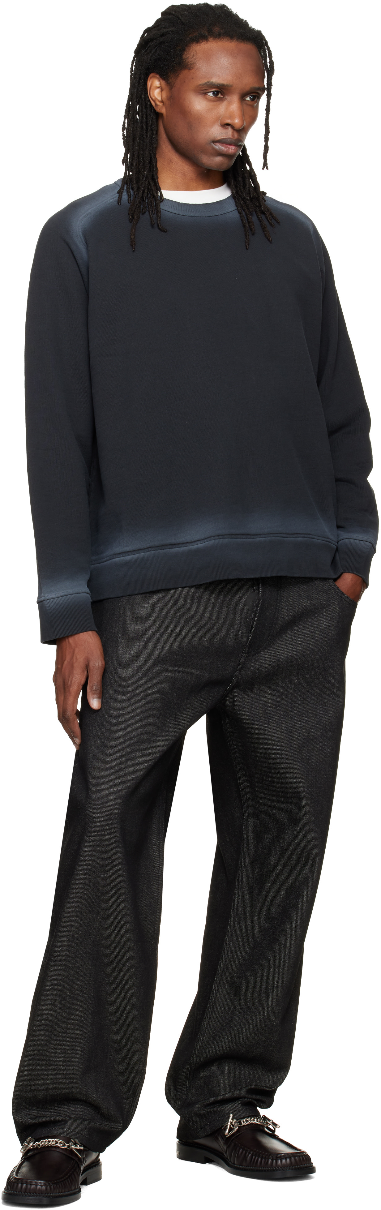 YMC - Black Almost Grown Sweatshirt