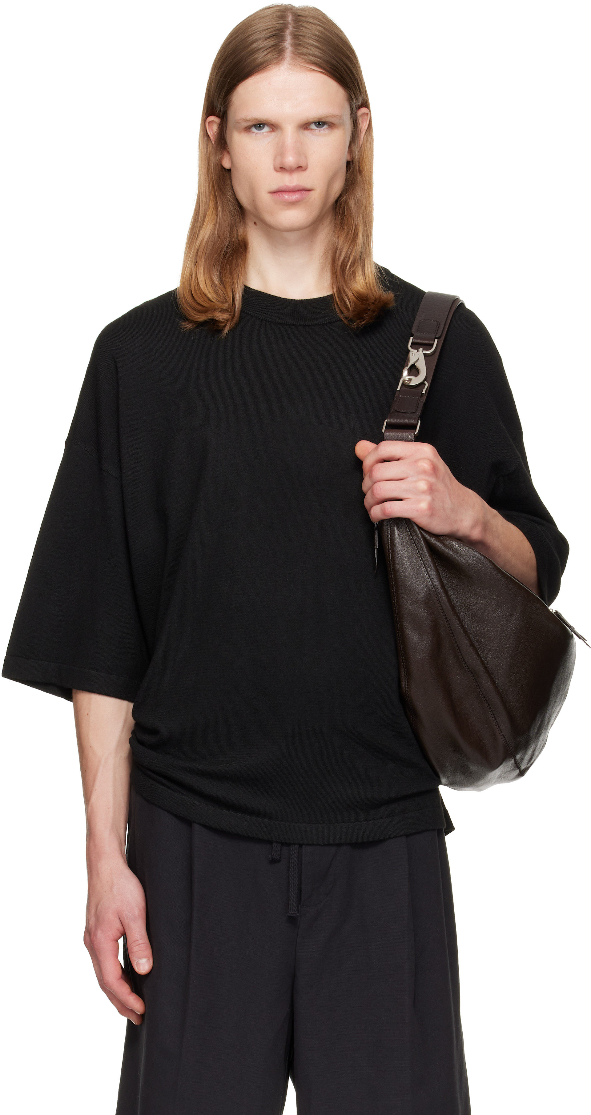 Fear of God ESSENTIALS - Black Soft Knit T-shirt