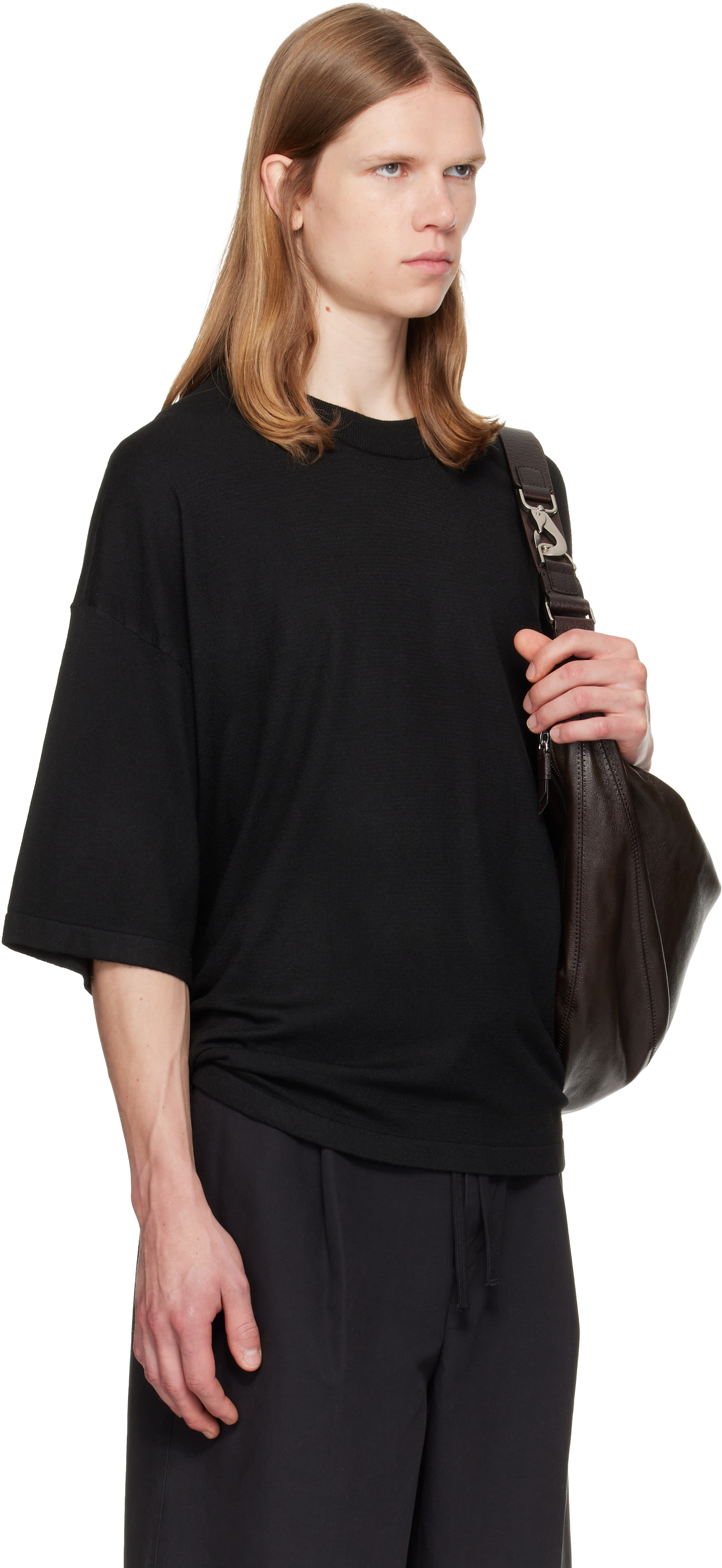 Fear of God ESSENTIALS - Black Soft Knit T-shirt