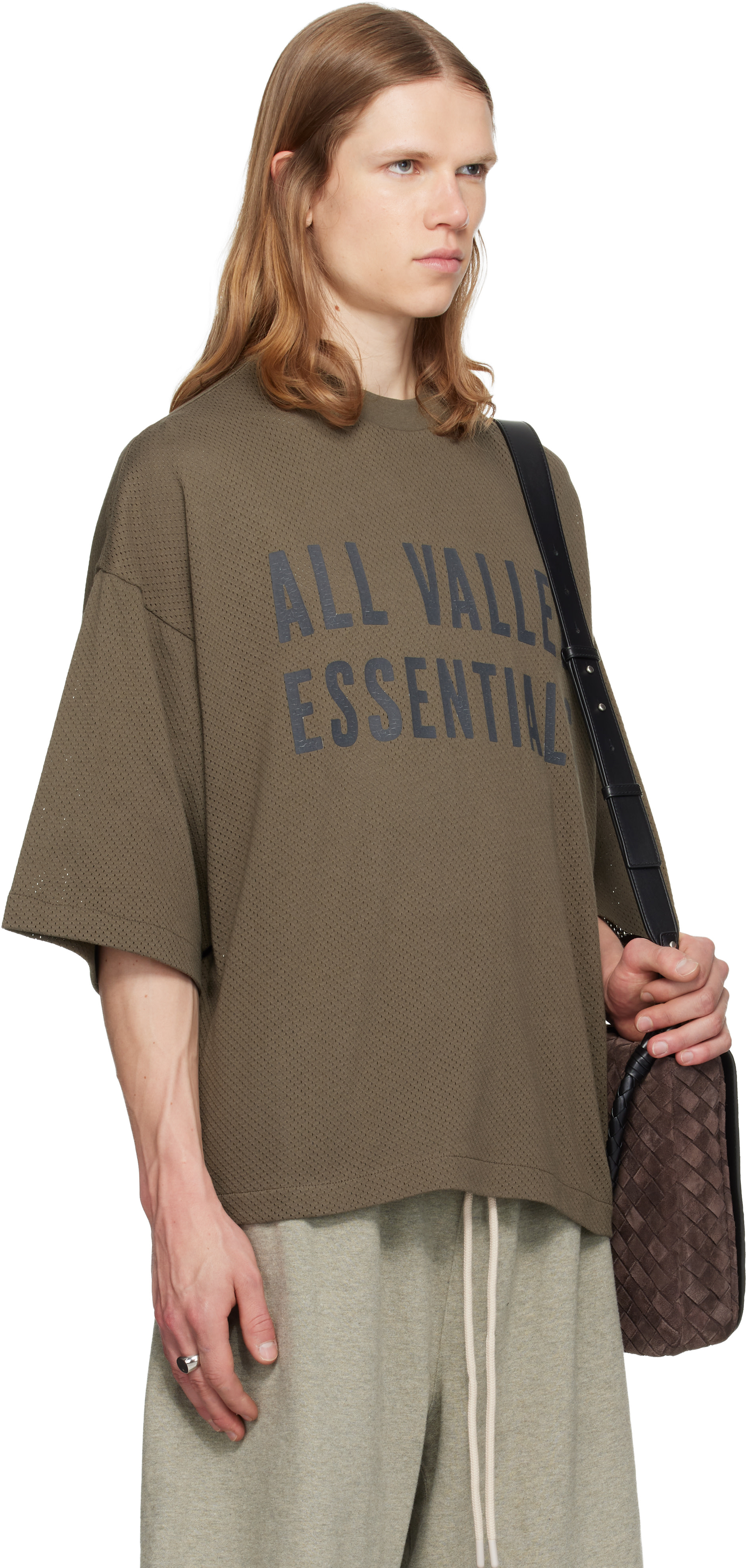 Fear of God ESSENTIALS - T-shirt Merch kaki