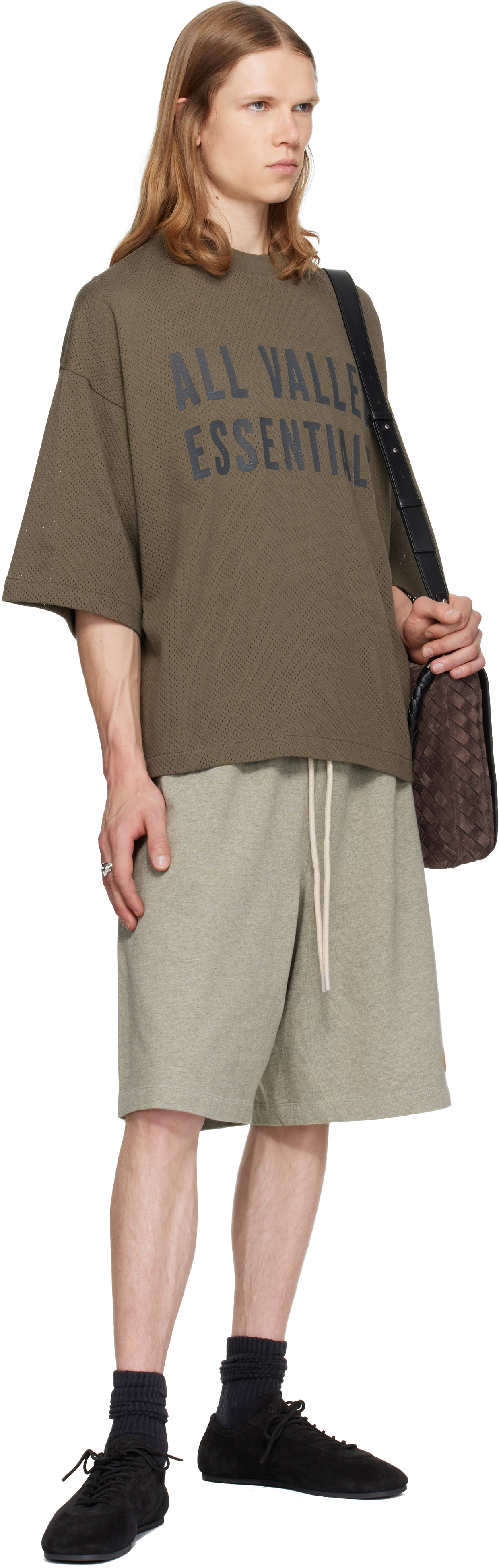 Fear of God ESSENTIALS - T-shirt Merch kaki