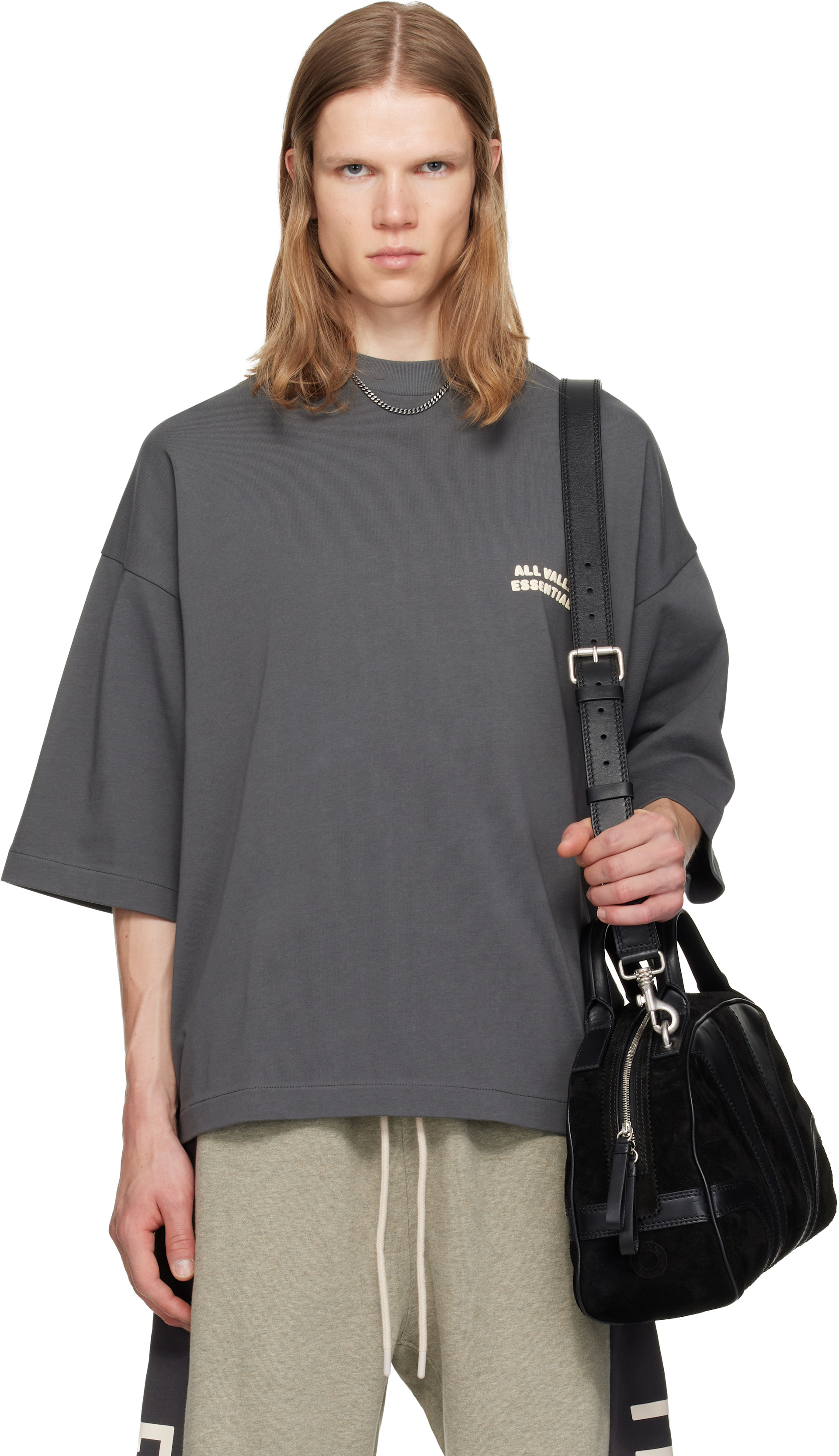 Fear of God ESSENTIALS - T-shirt Merch gris