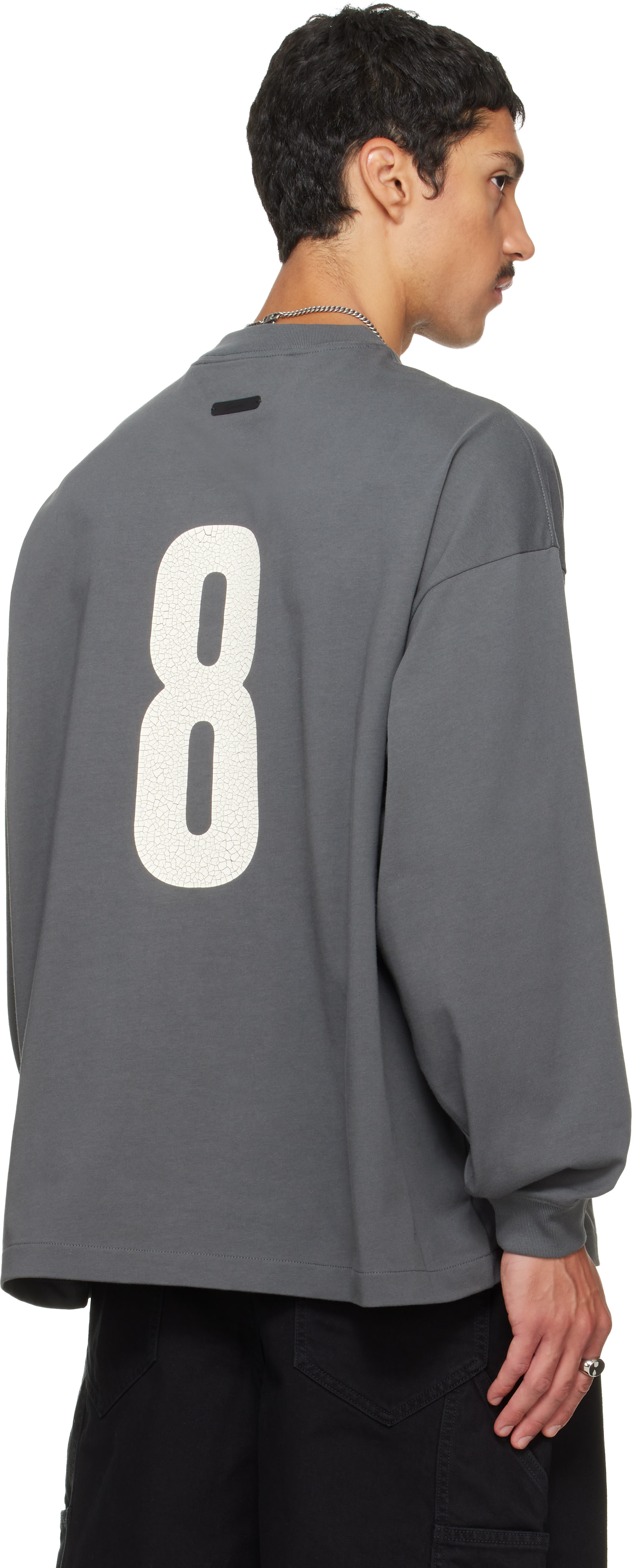 Fear of God ESSENTIALS: グレー Merch 長袖Tシャツ | SSENSE 日本