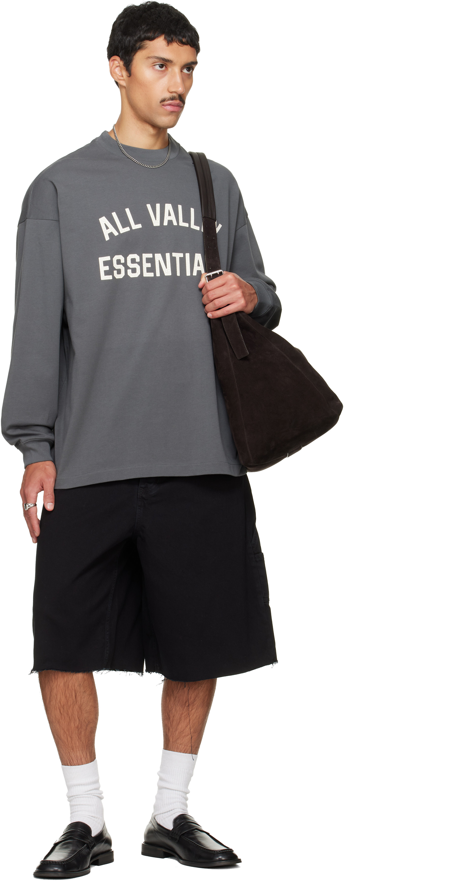 Fear of God ESSENTIALS - 그레이 머치 티셔츠