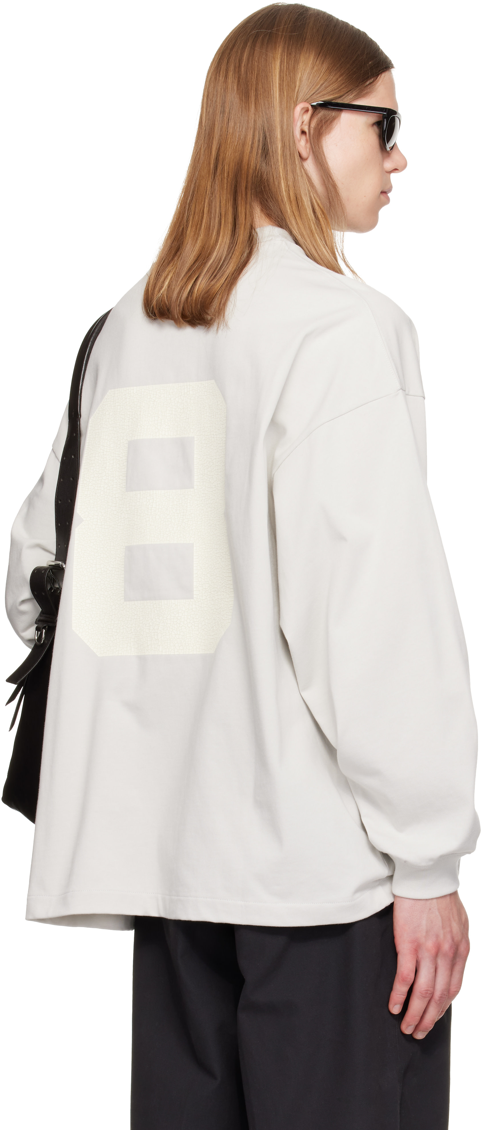 Fear of God ESSENTIALS - Gray Merch Long Sleeve T-shirt