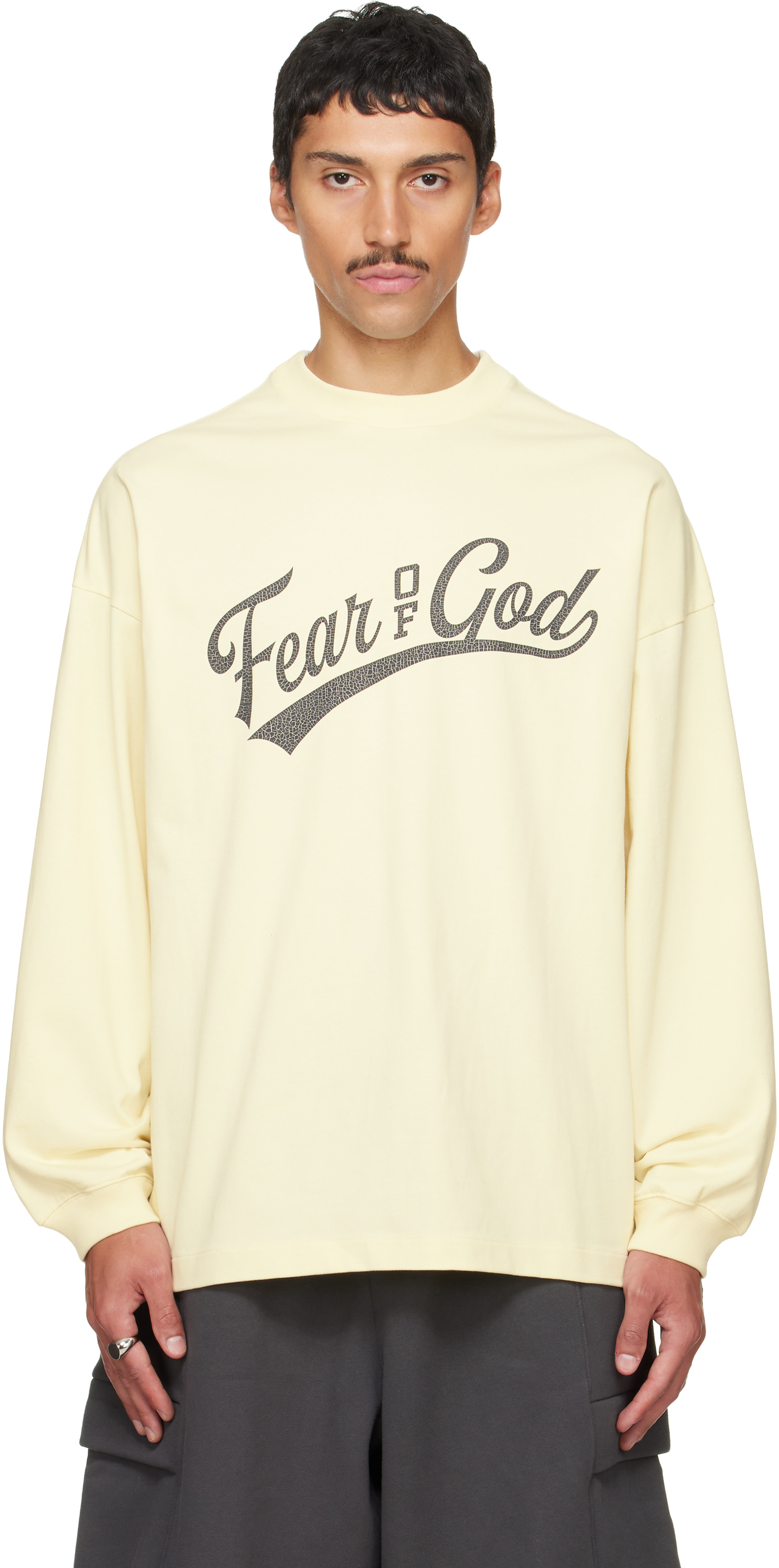 Fear of God ESSENTIALS - 옐로우 머치 티셔츠