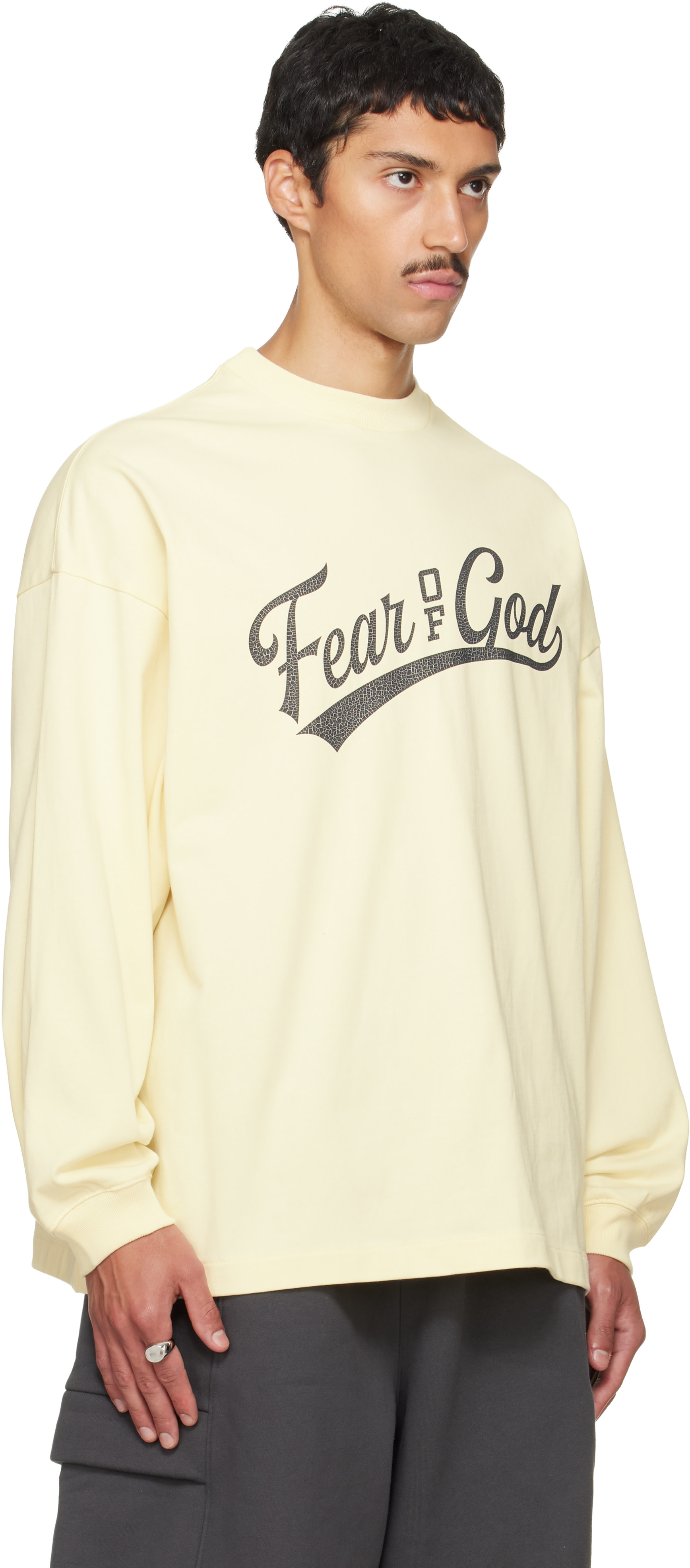 Fear of God ESSENTIALS - 옐로우 머치 티셔츠
