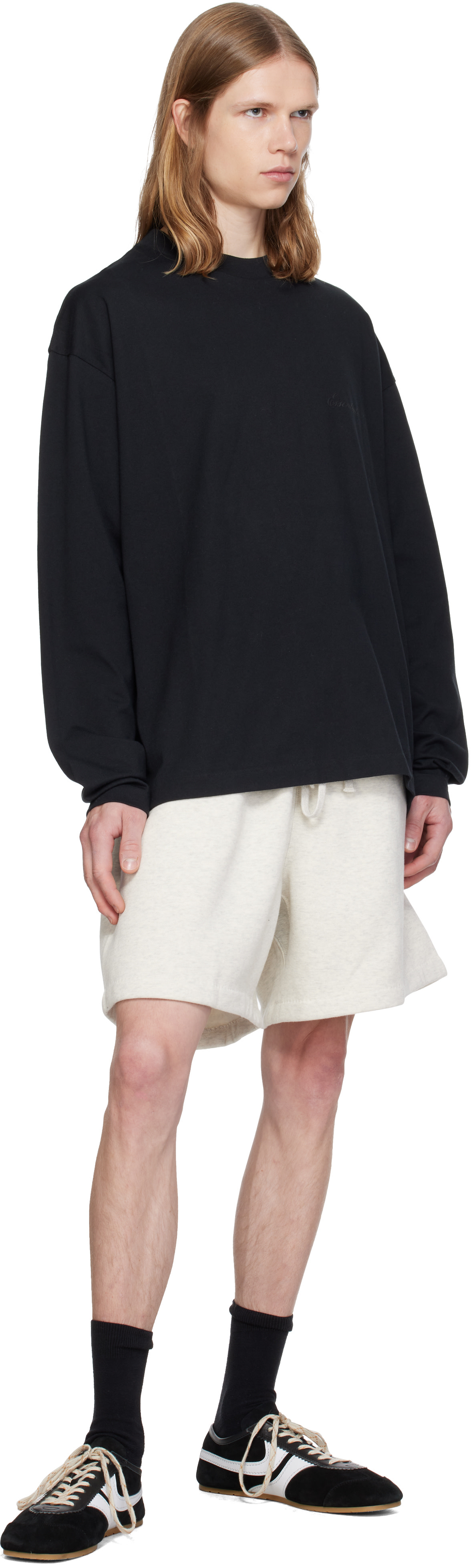 Fear of God ESSENTIALS - 블랙 클래식 티셔츠