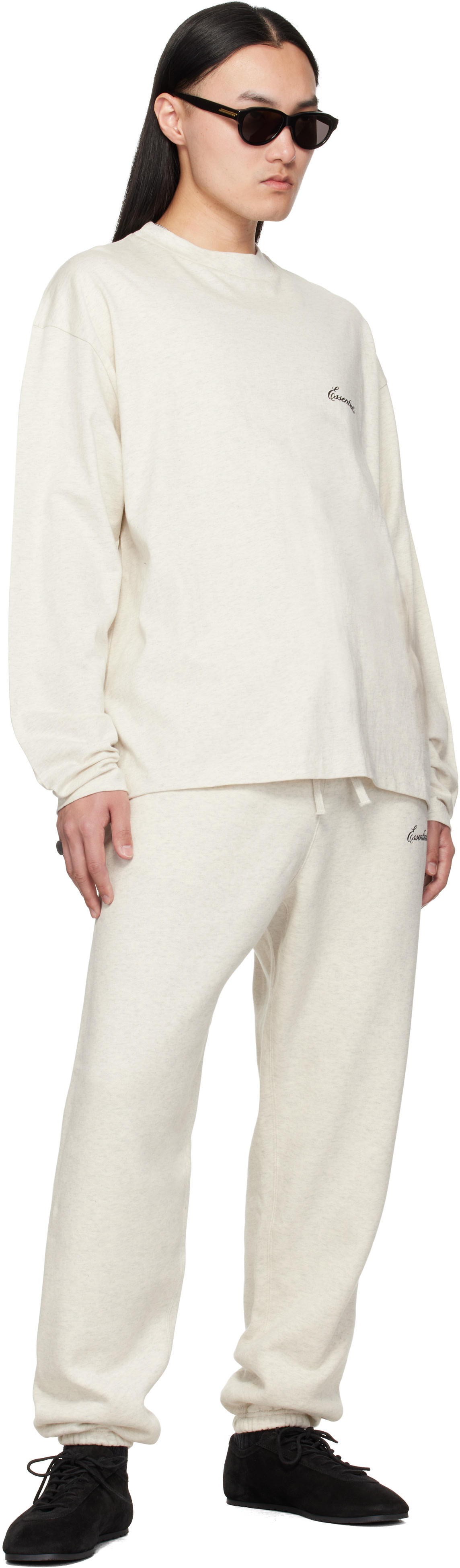 Fear of God ESSENTIALS - オフホワイト Classic Fit 長袖Tシャツ