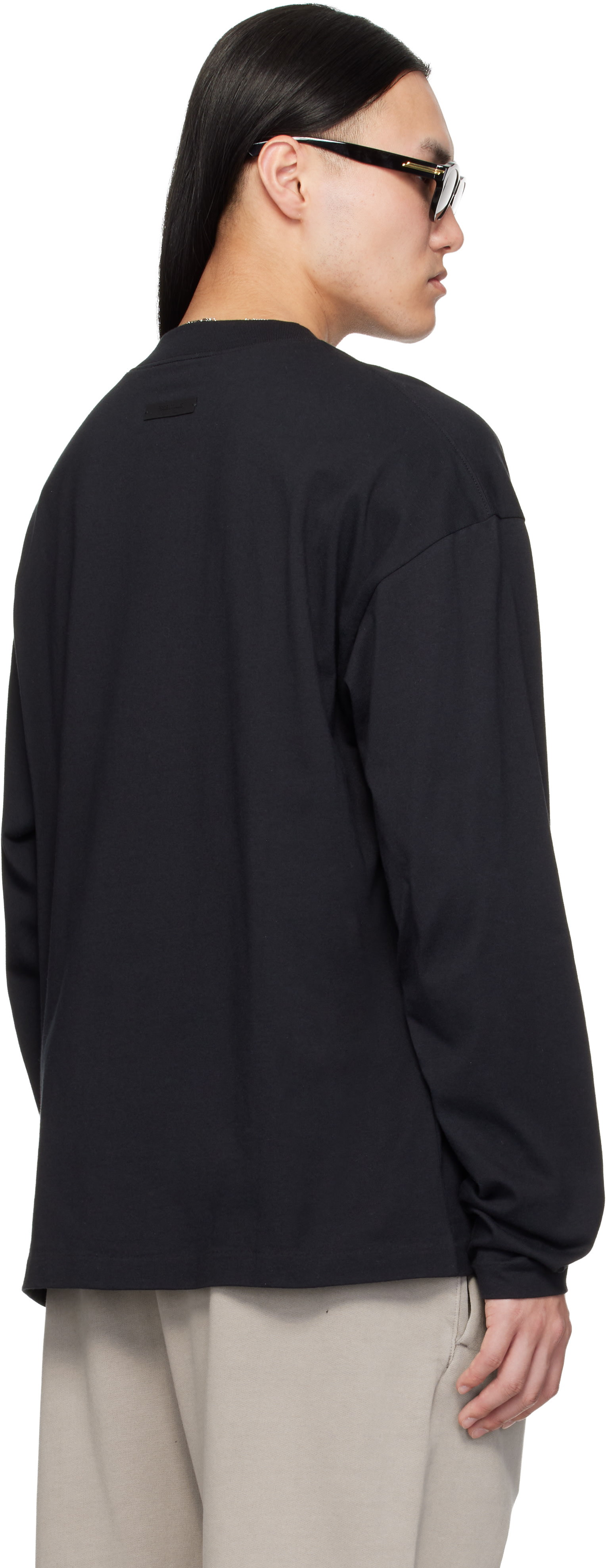 Fear of God ESSENTIALS - ブラック Classic 長袖Tシャツ
