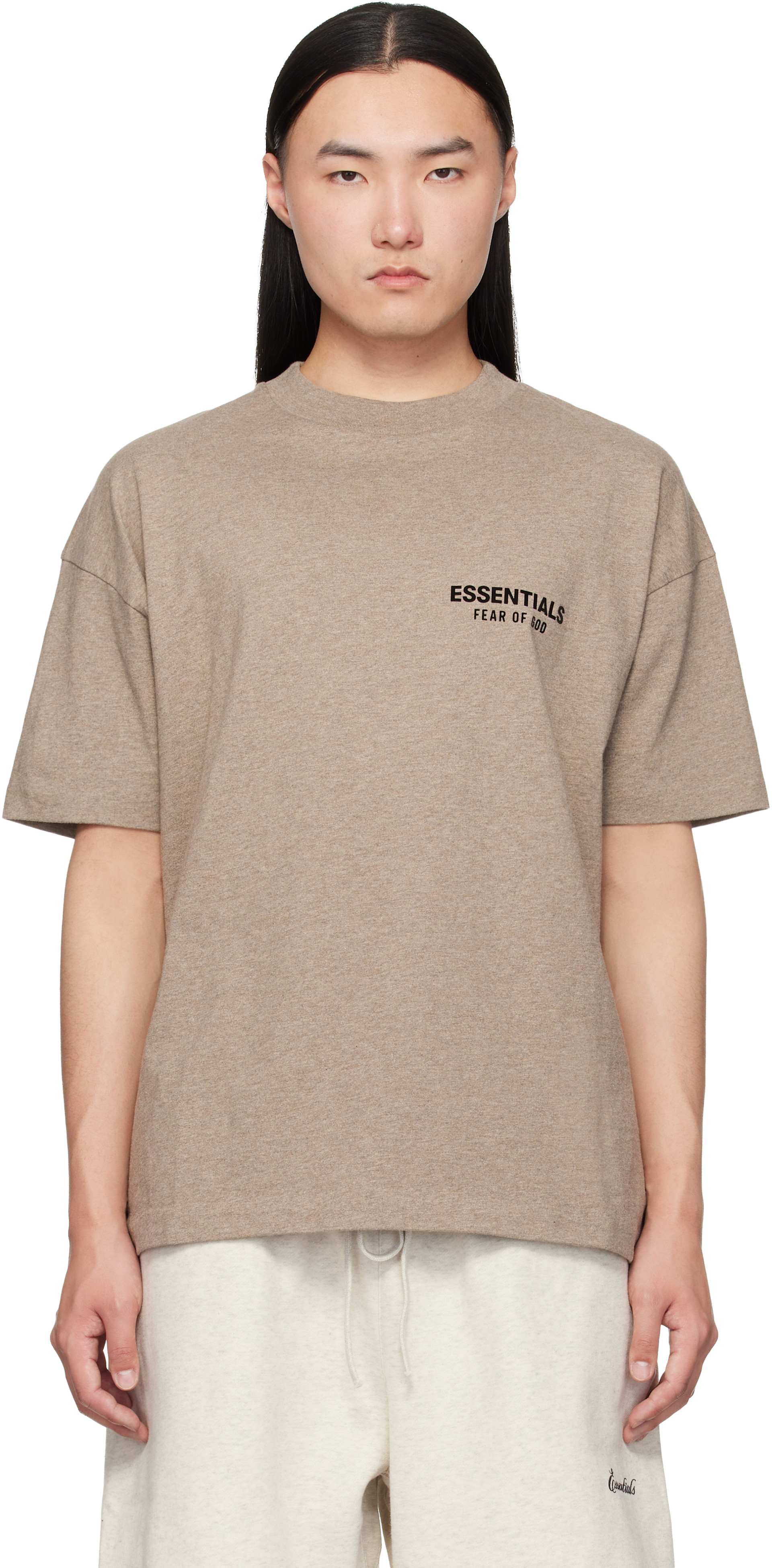 Fear of God ESSENTIALS - Beige Classic T-shirt
