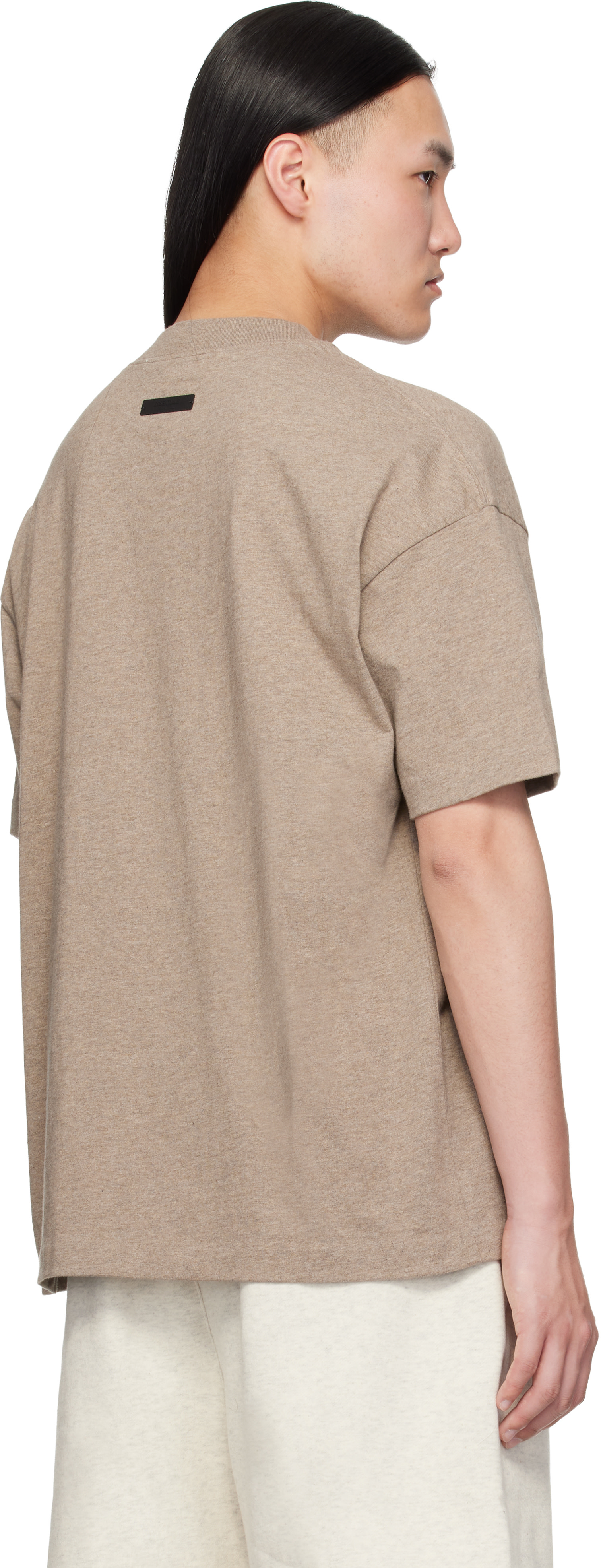 Fear of God ESSENTIALS - T-shirt beige à coupe classique