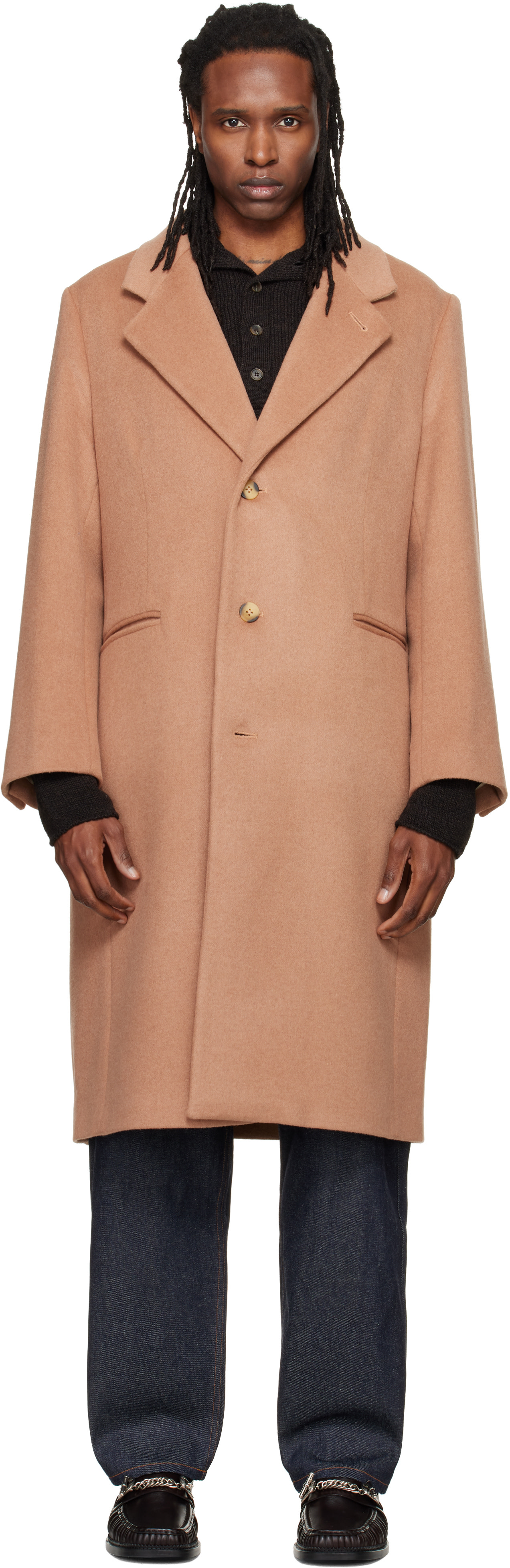 Carter Young - Tan Cashmere Hewitt Coat