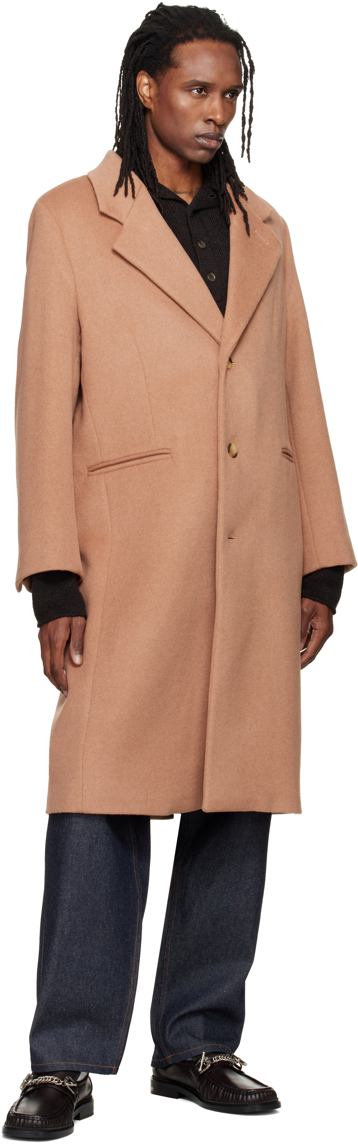 Carter Young - Tan Cashmere Hewitt Coat