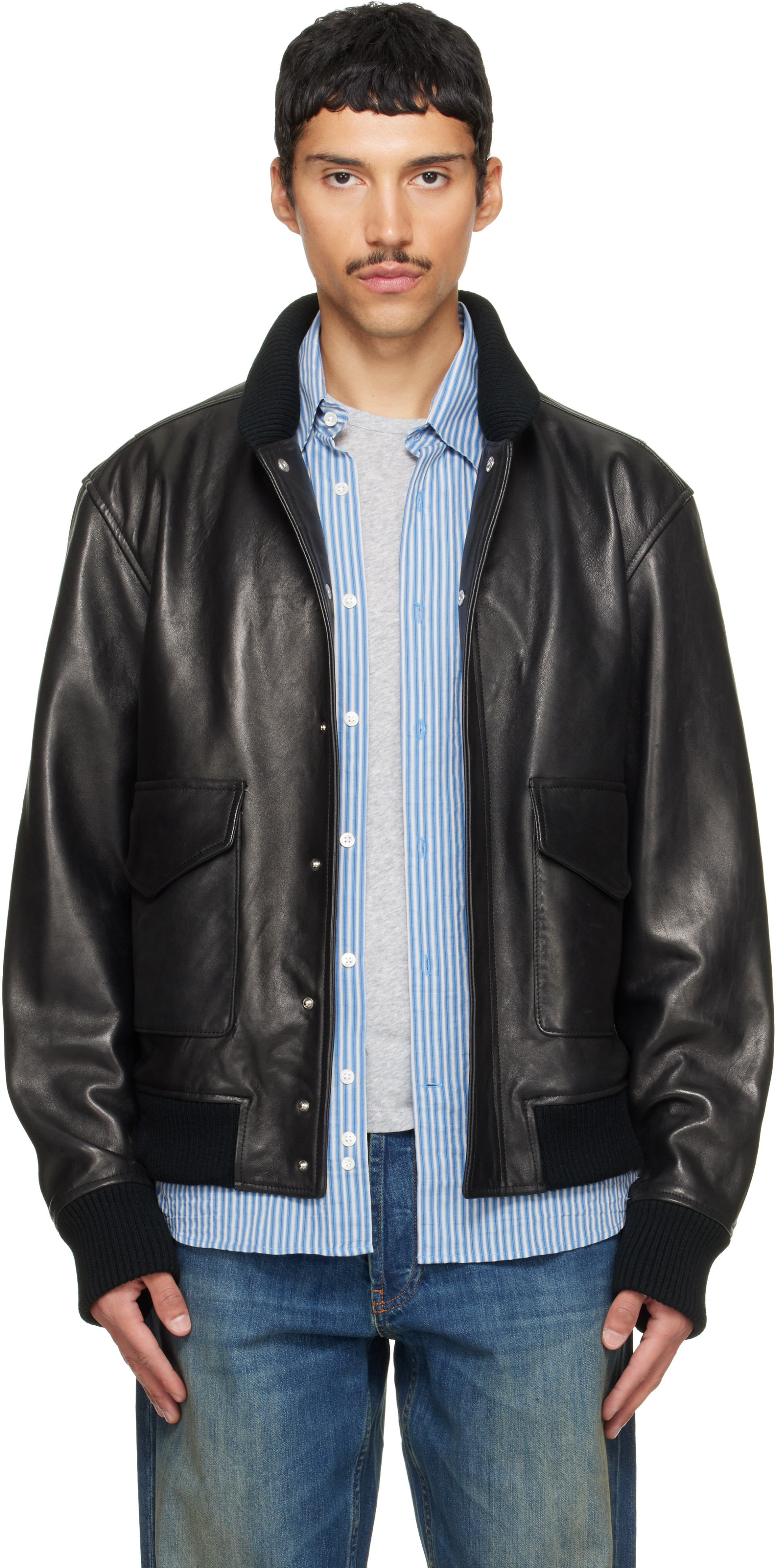 Carter Young - Black Murphy Leather Jacket