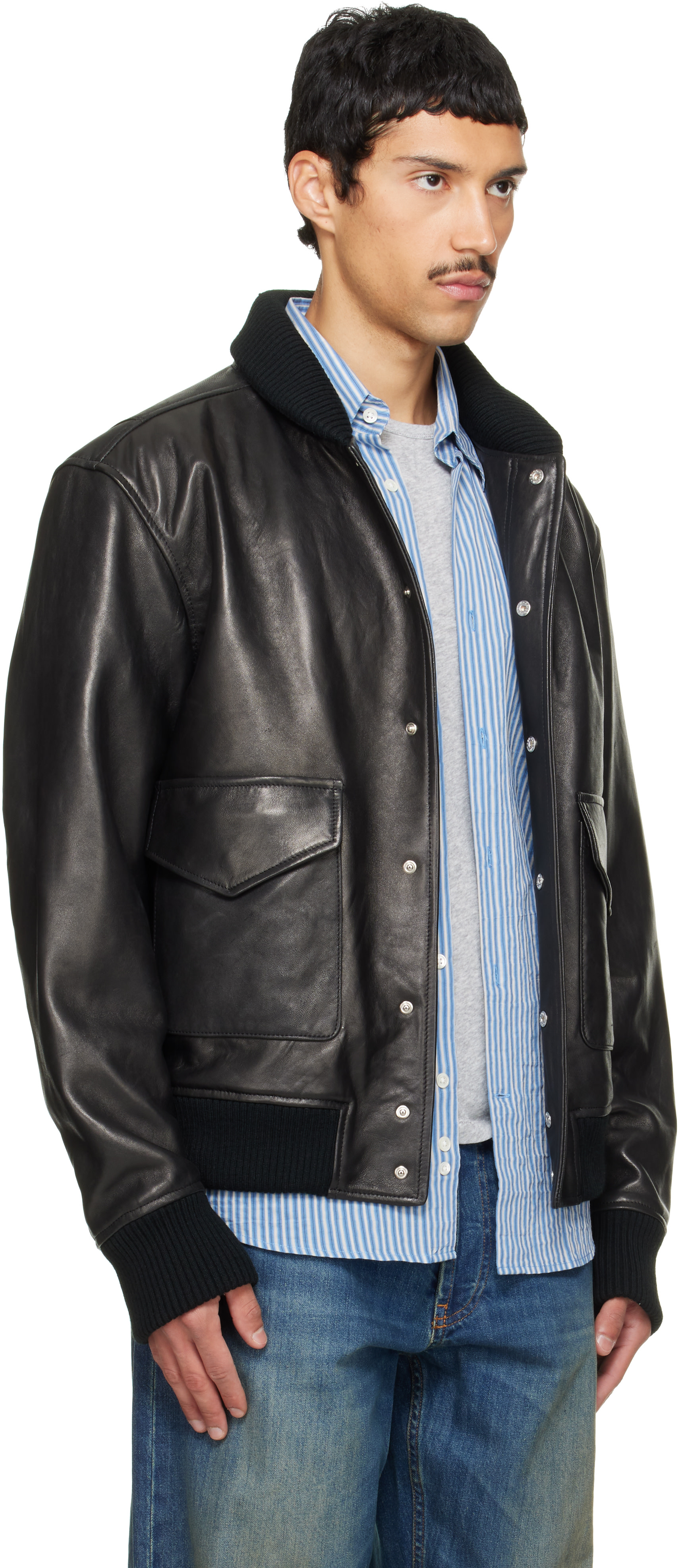 Carter Young - Black Murphy Leather Jacket