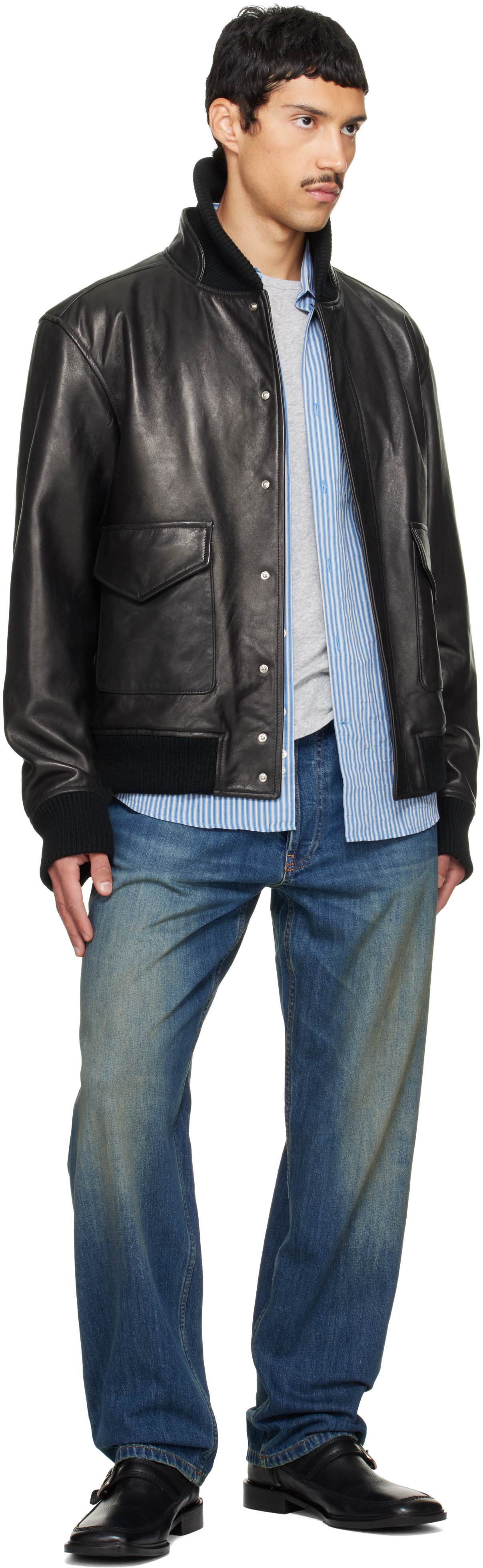 Carter Young - Black Murphy Leather Jacket