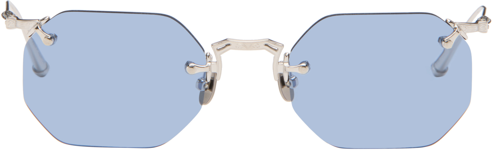 Matsuda - Lunettes de soleil M5012 argentées