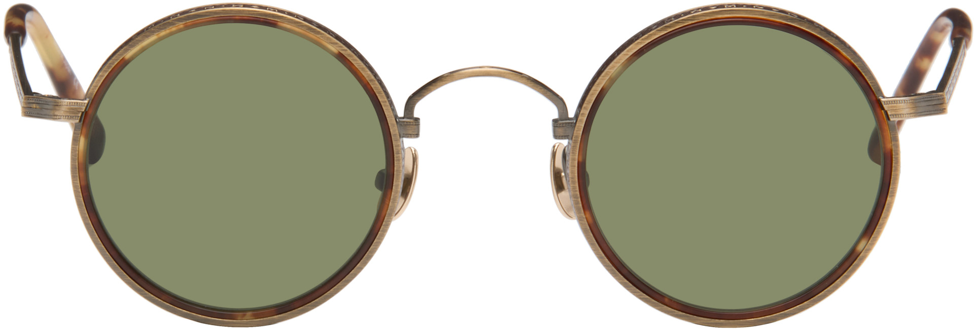Matsuda - Lunettes de soleil M3100 dorées