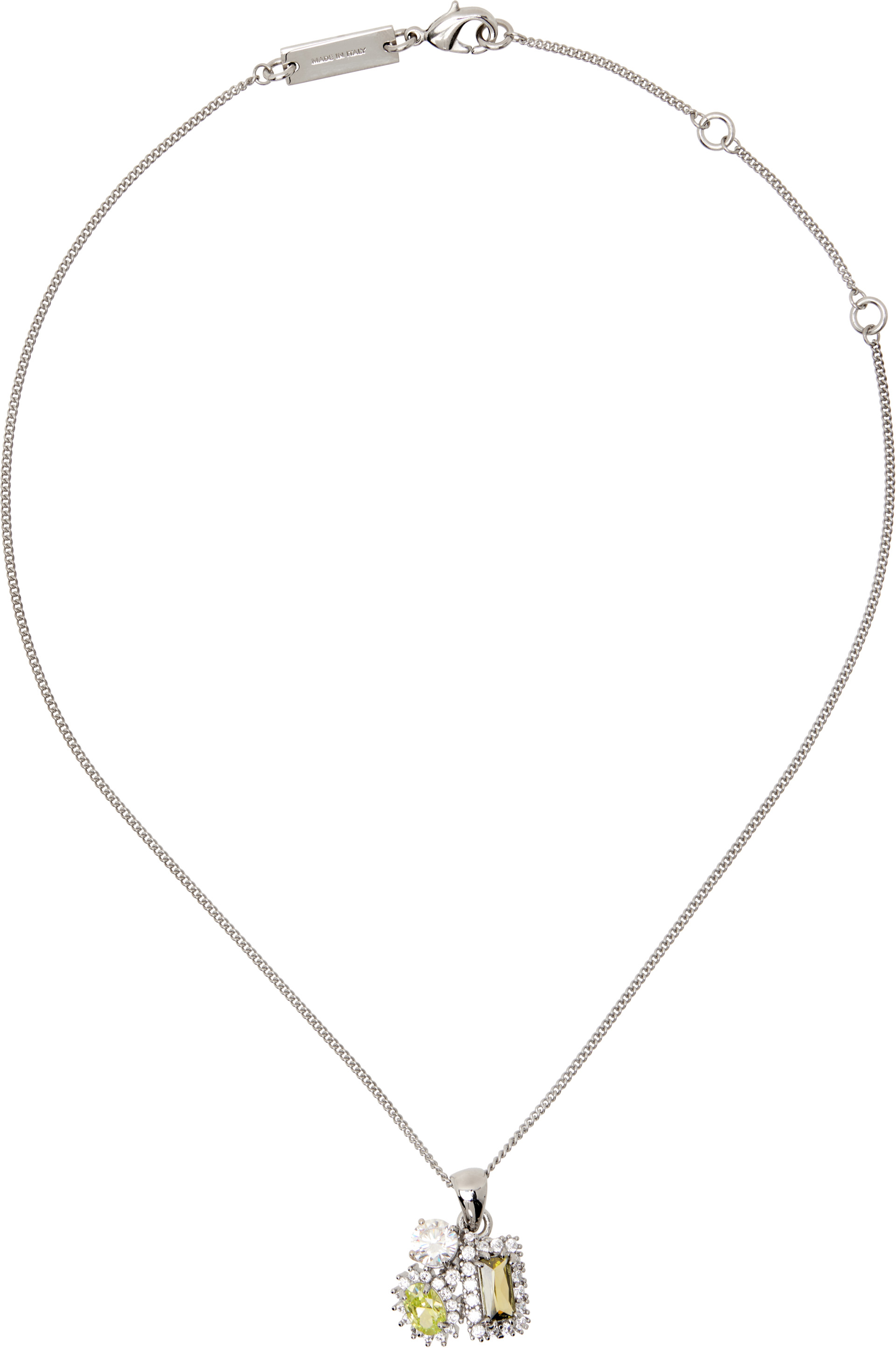 Maison Margiela - Collier à pendentif à cristaux